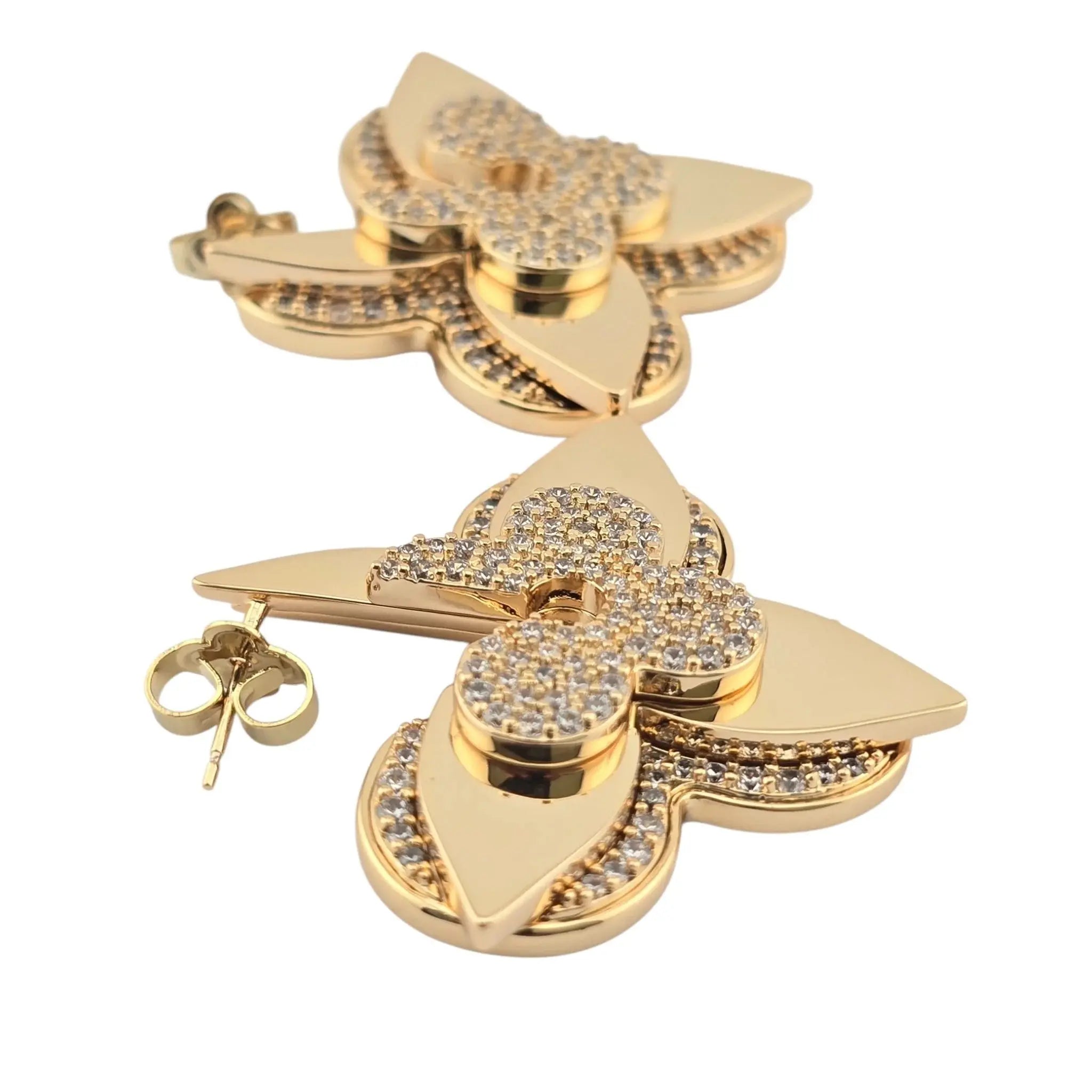 Louis Vuitton LV Medaillon Gold Earrings LOUIS VUITTON