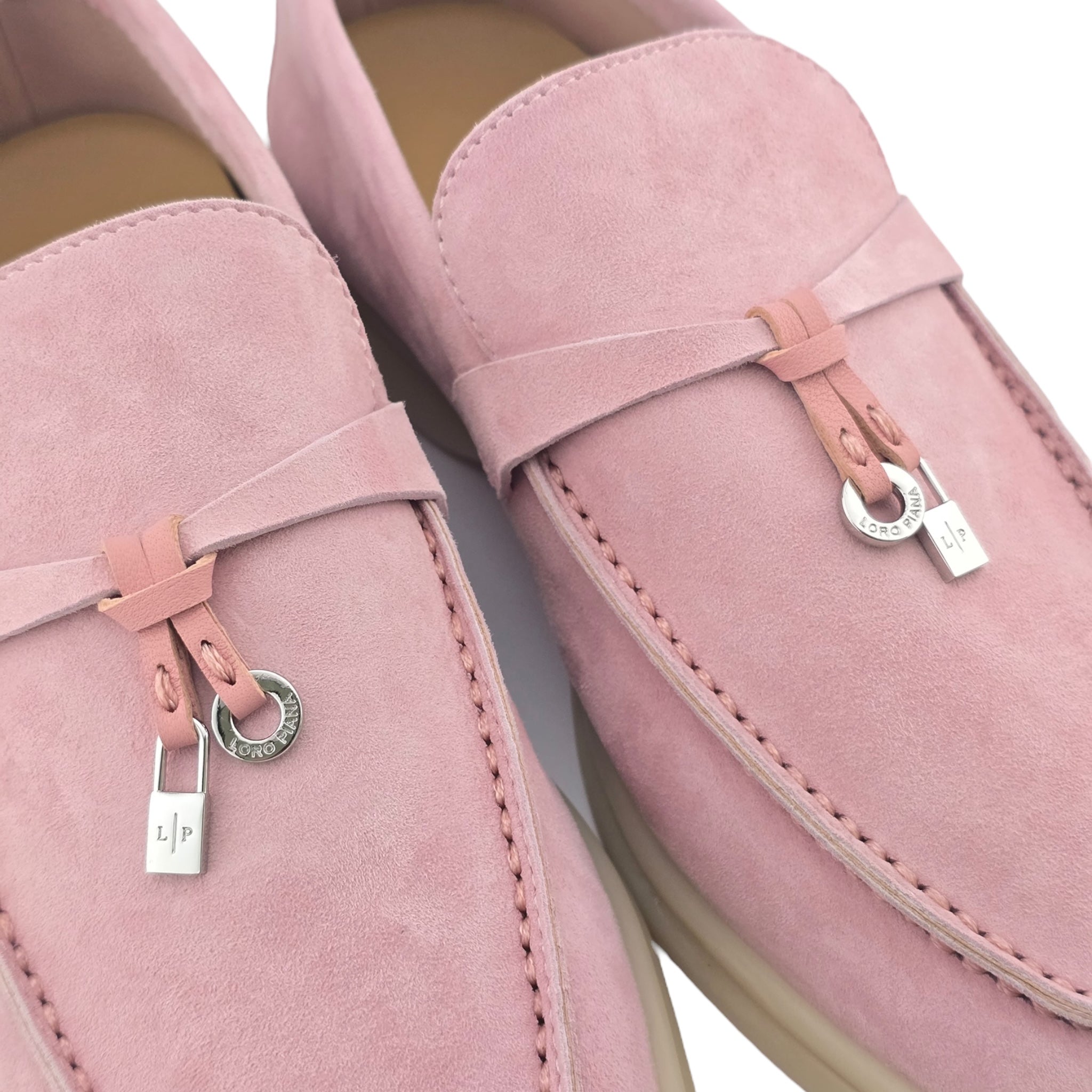 Loro Piana Summer Charms Walk Loafer - Pink