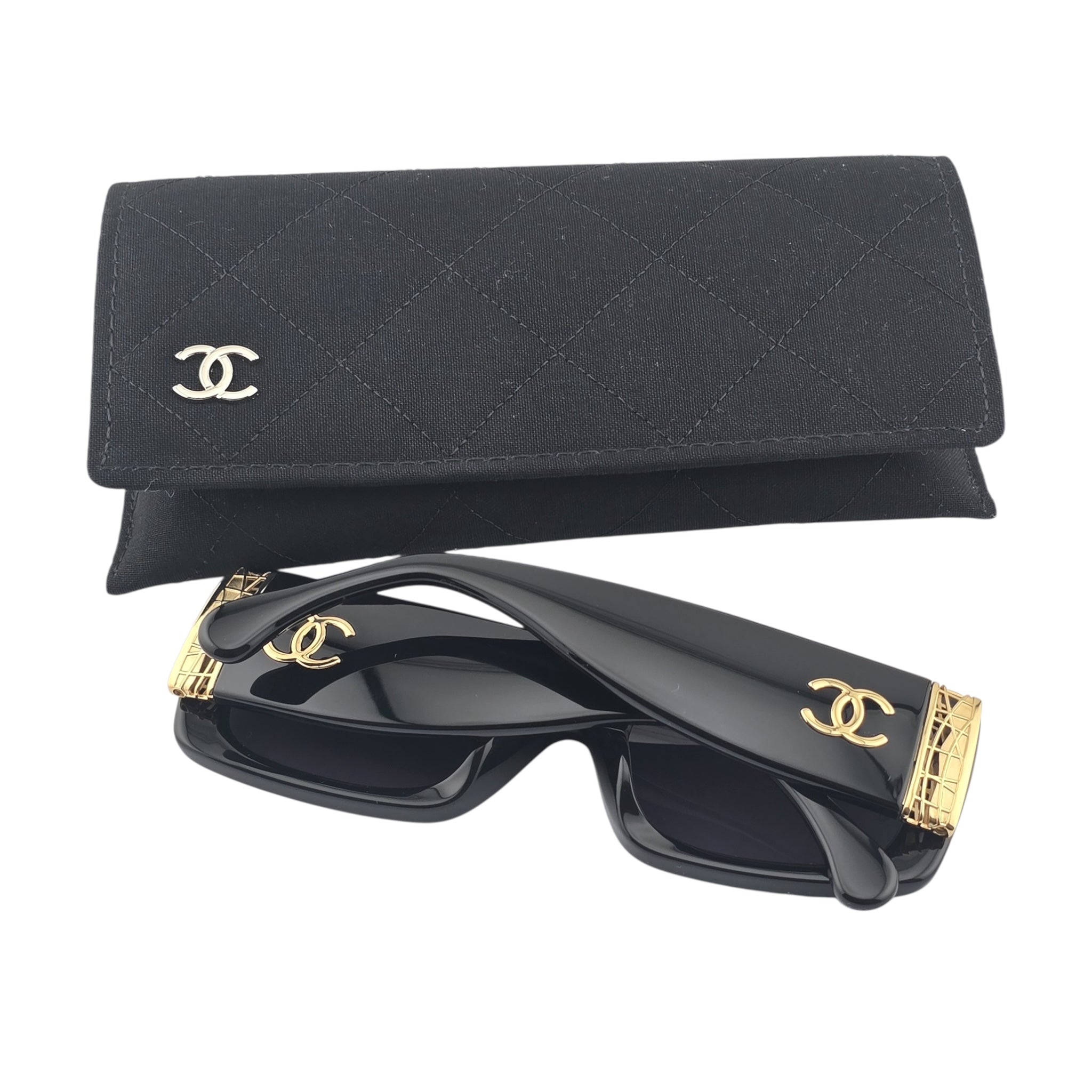Chanel Acetate Rectangle Sunglasses 5534