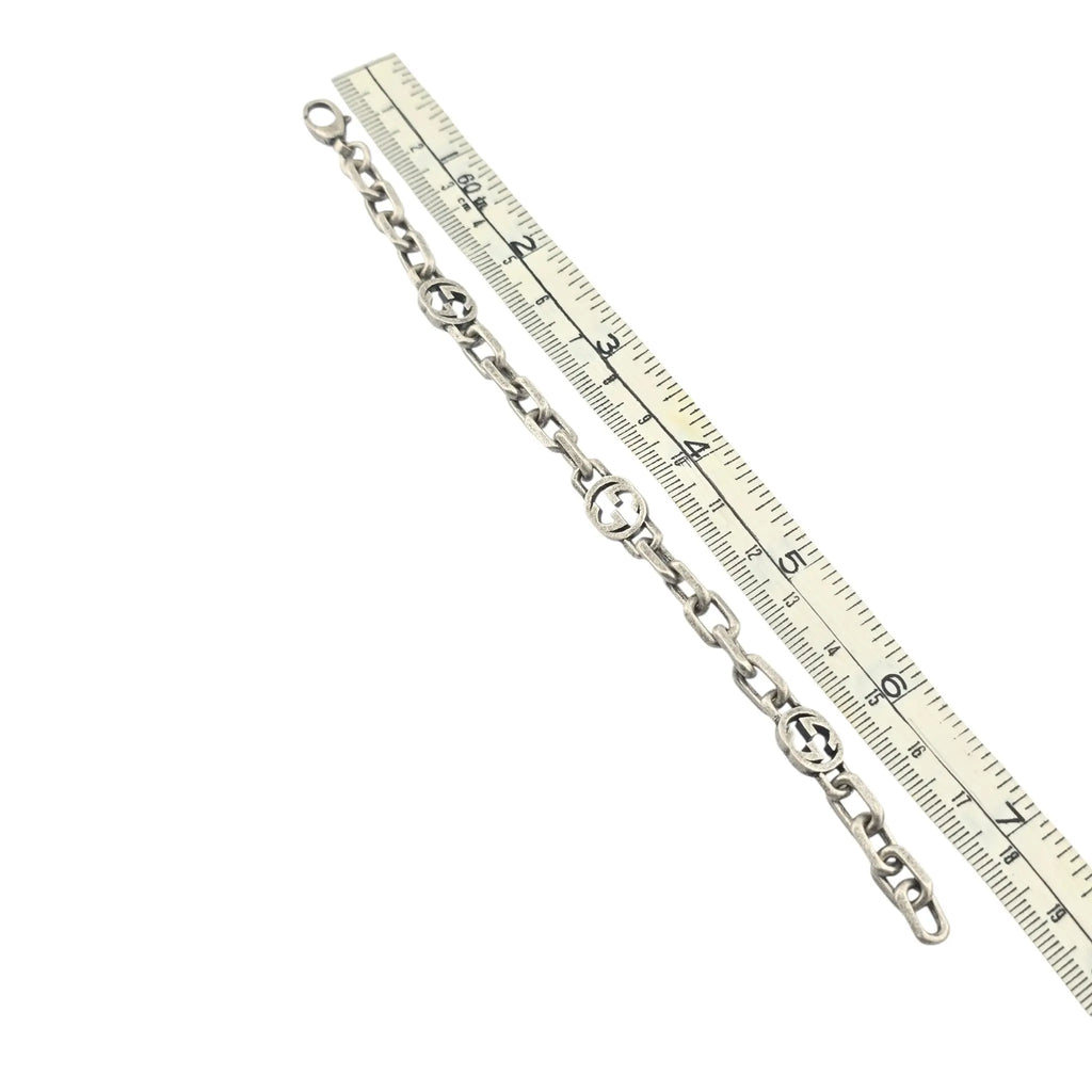 GUCCI GG 925 Sterling Silver Bracelet GUCCI