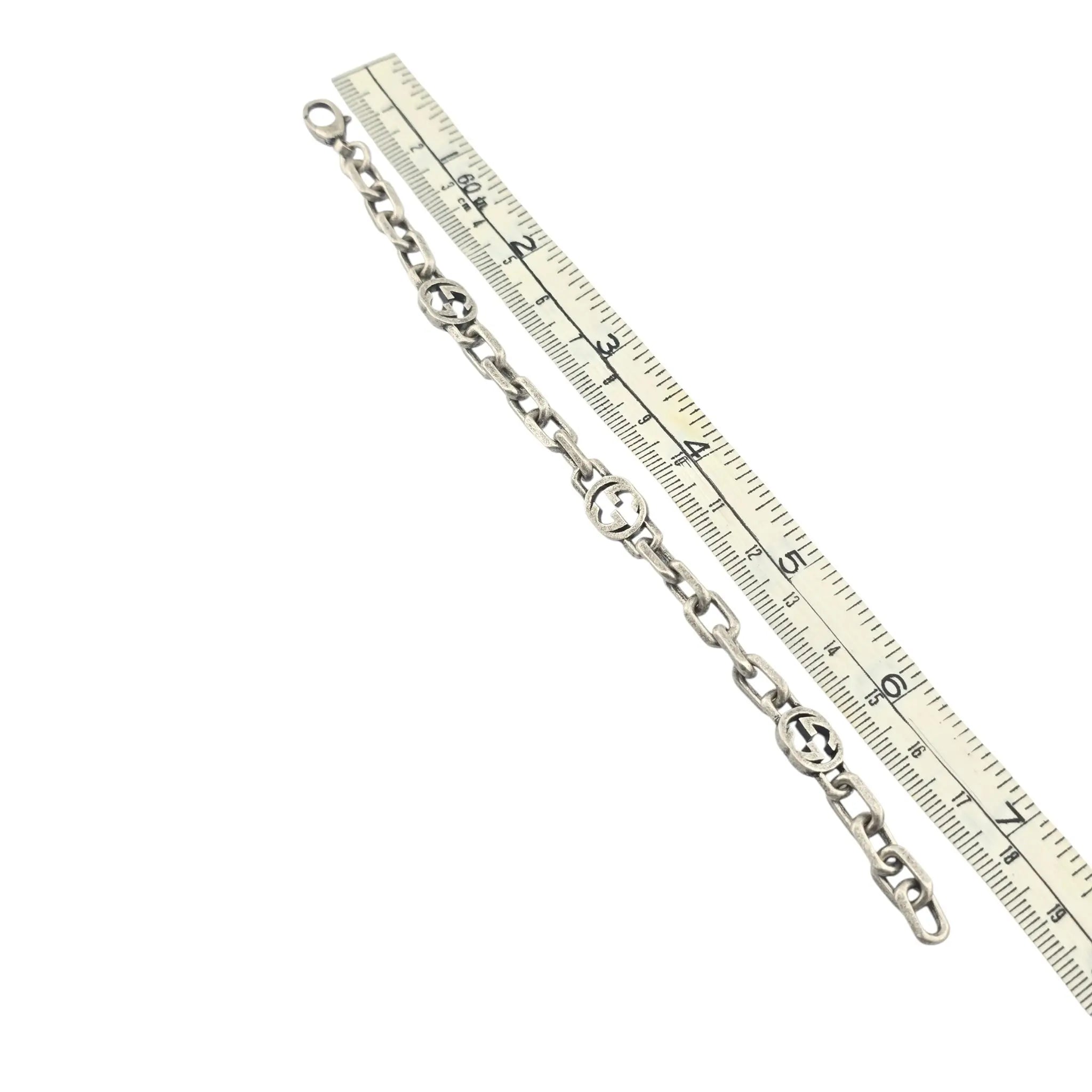 GUCCI GG 925 Sterling Silver Bracelet GUCCI