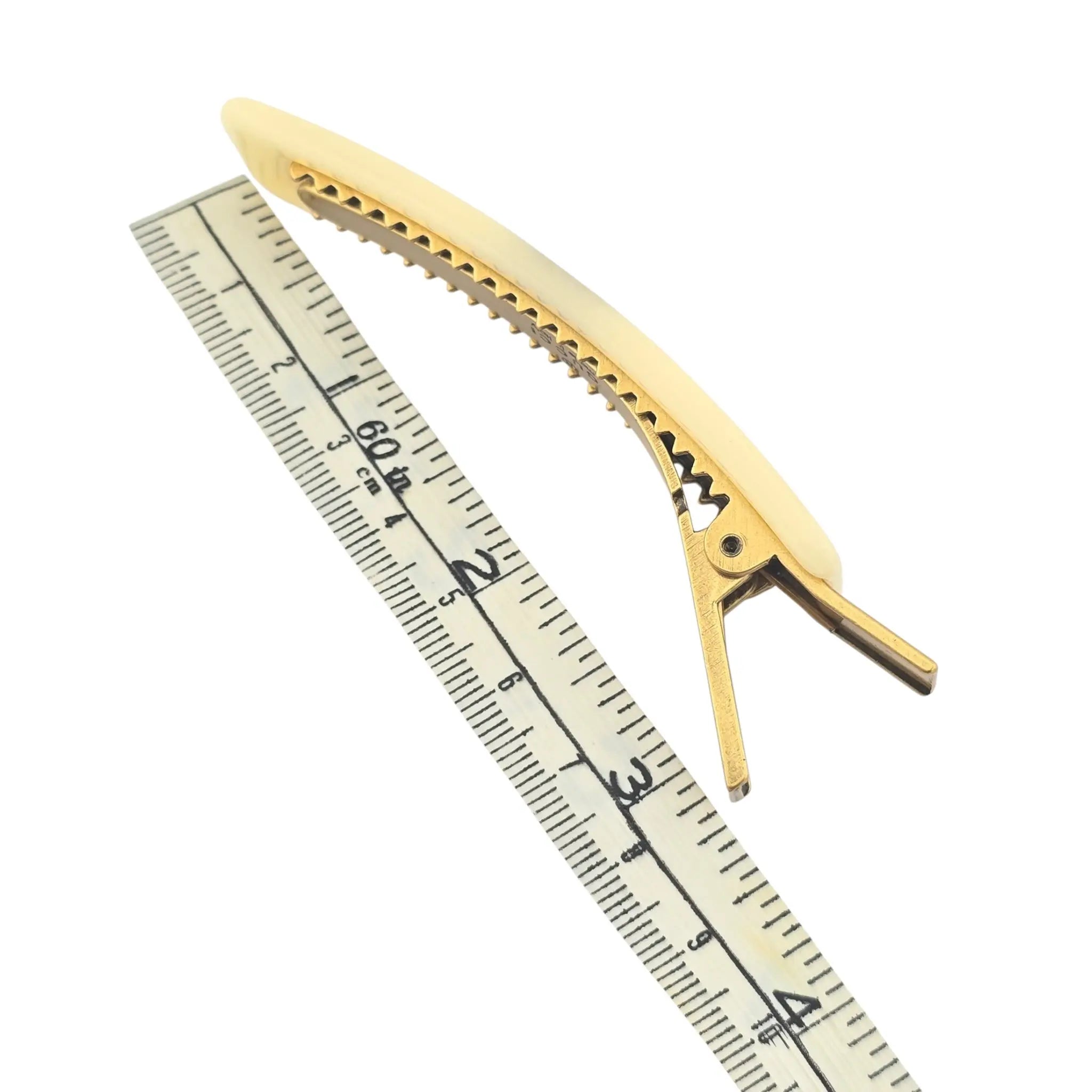 GUCCI GG Resin Crystal Star Hair Clip White GUCCI