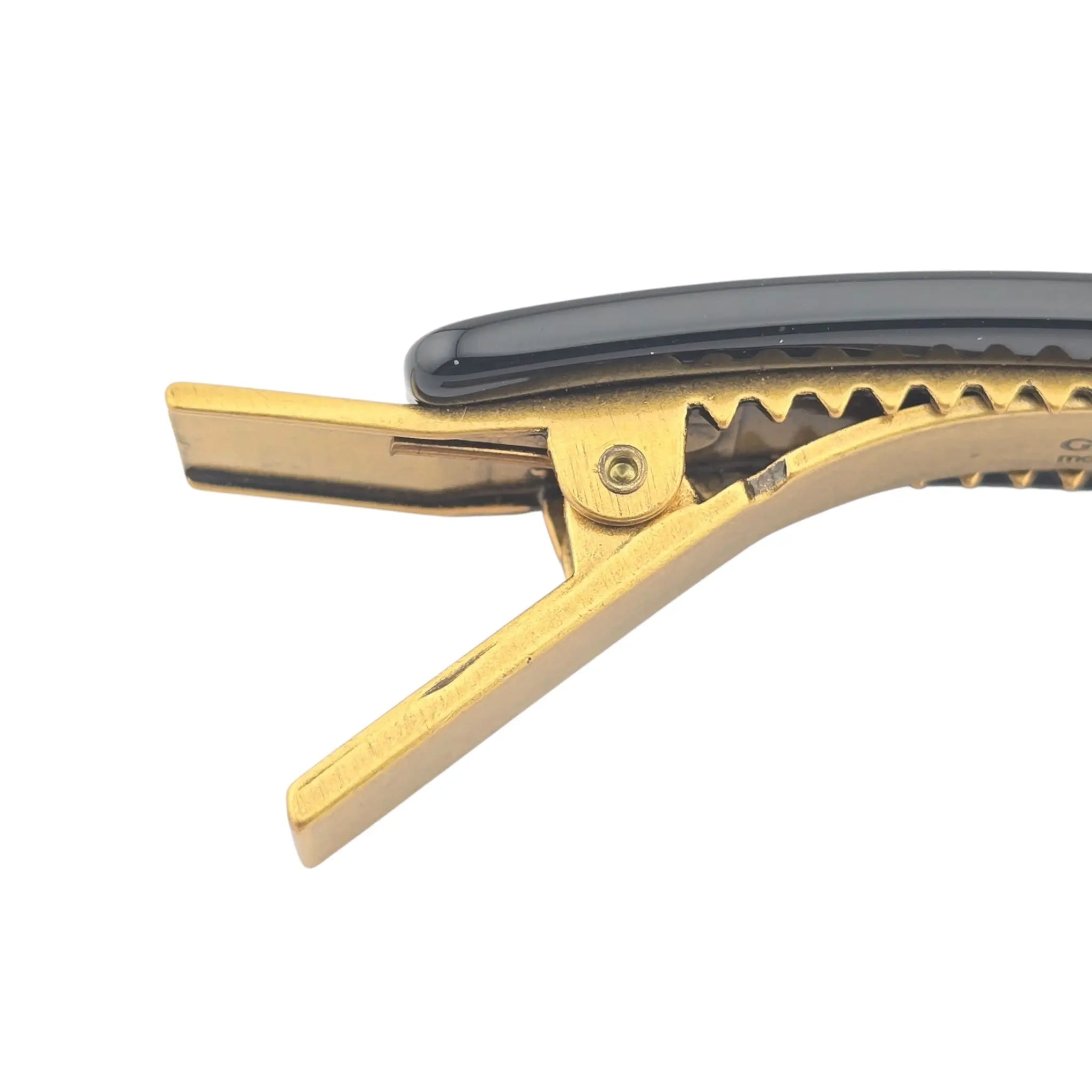 GUCCI GG Resin Crystal Star Hair Clip Black GUCCI