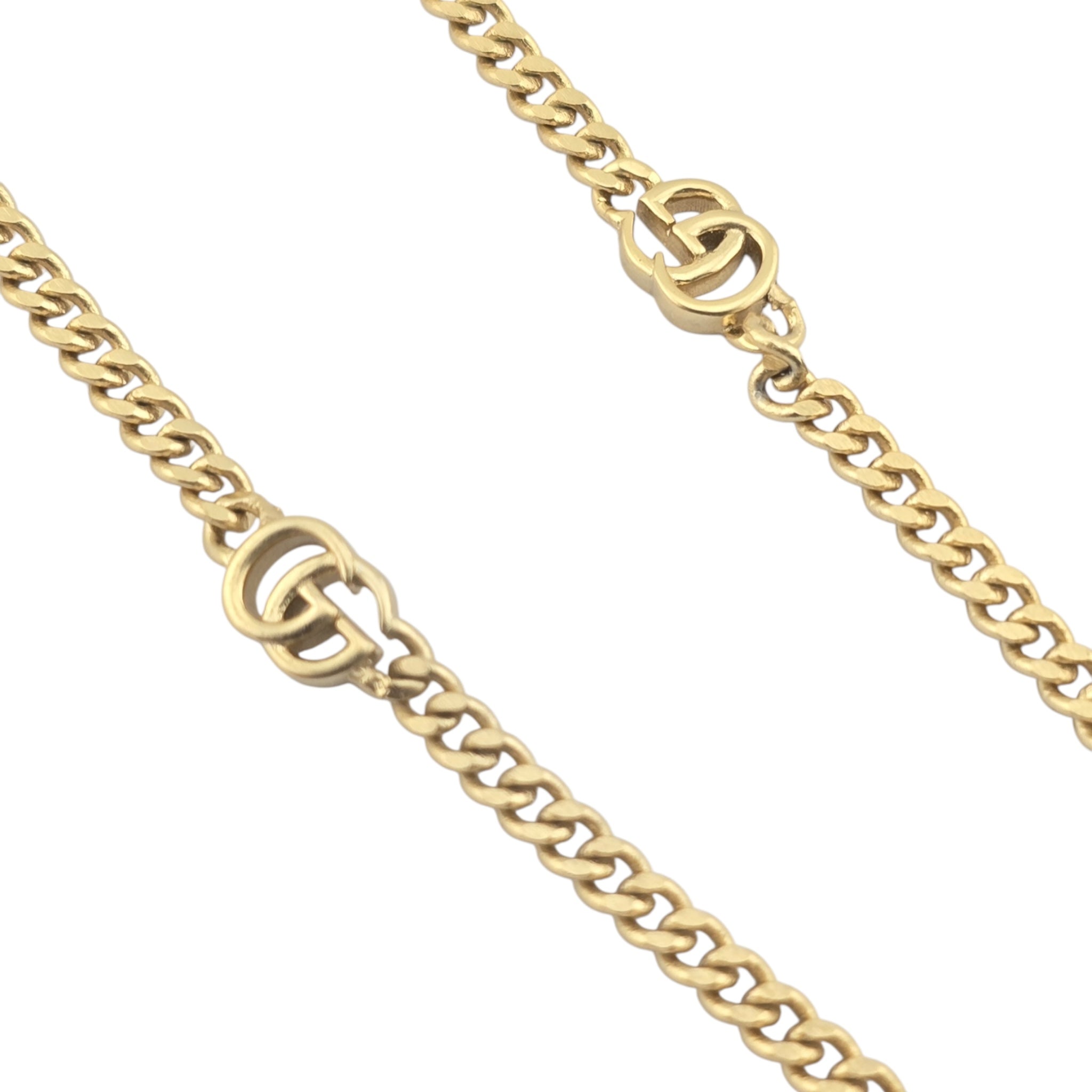 GUCCI GG Marmont Faux Pearl Necklace