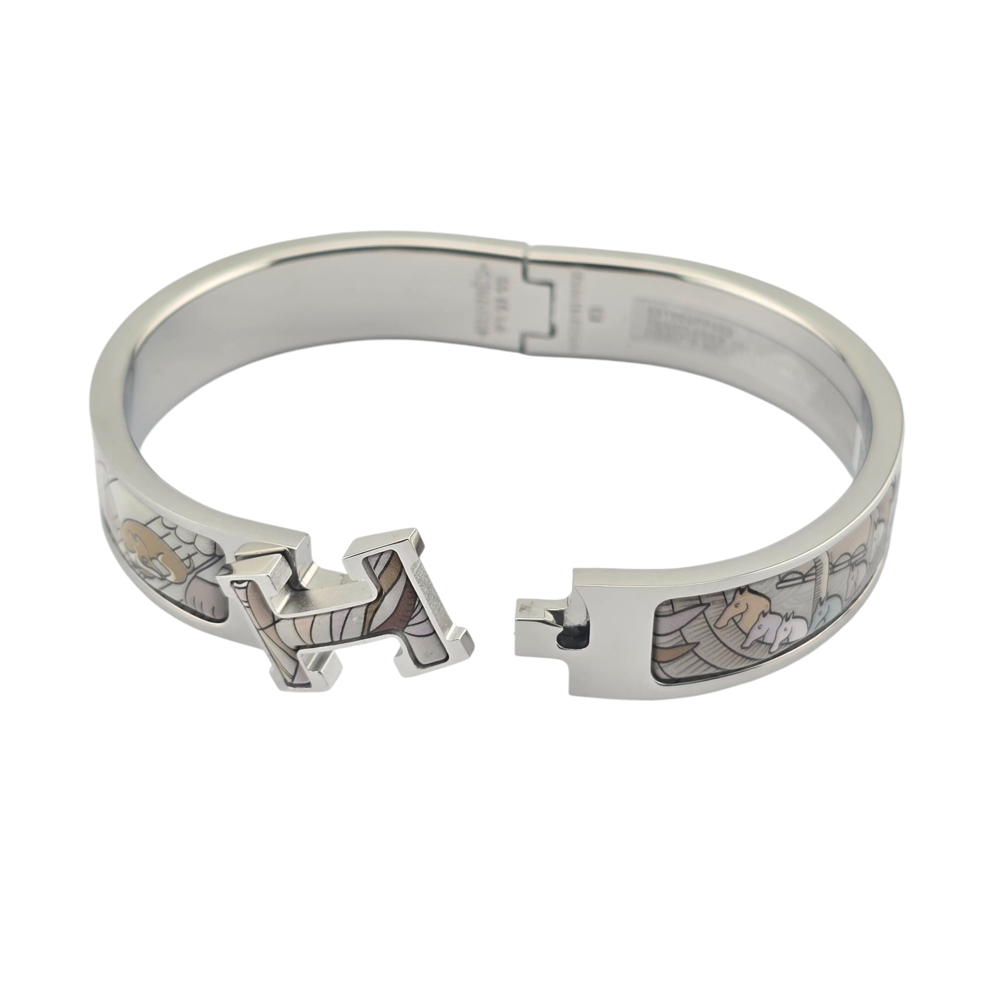 Hermes Clic H Bracelet Palladium GM
