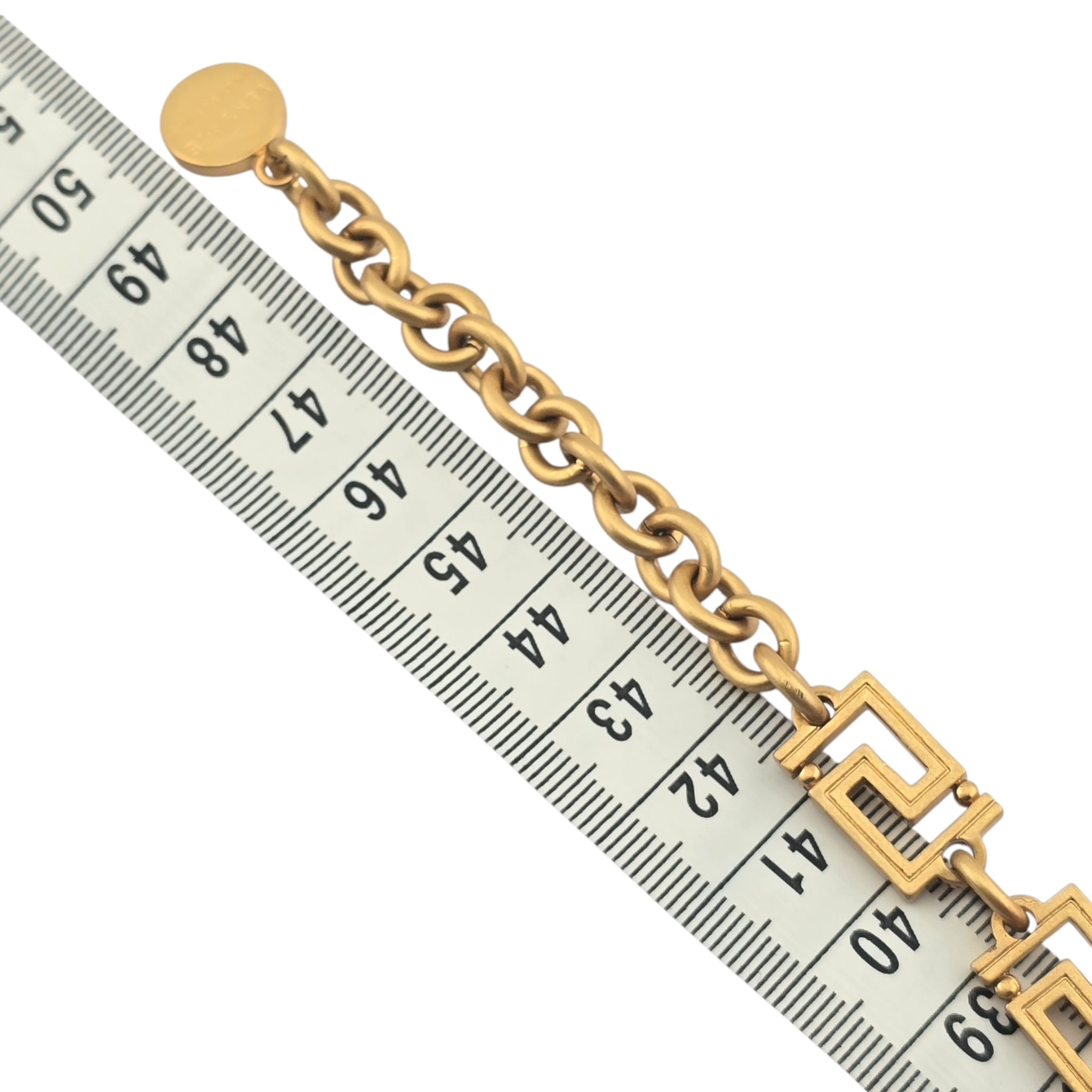 Versace Gold Greca Necklace