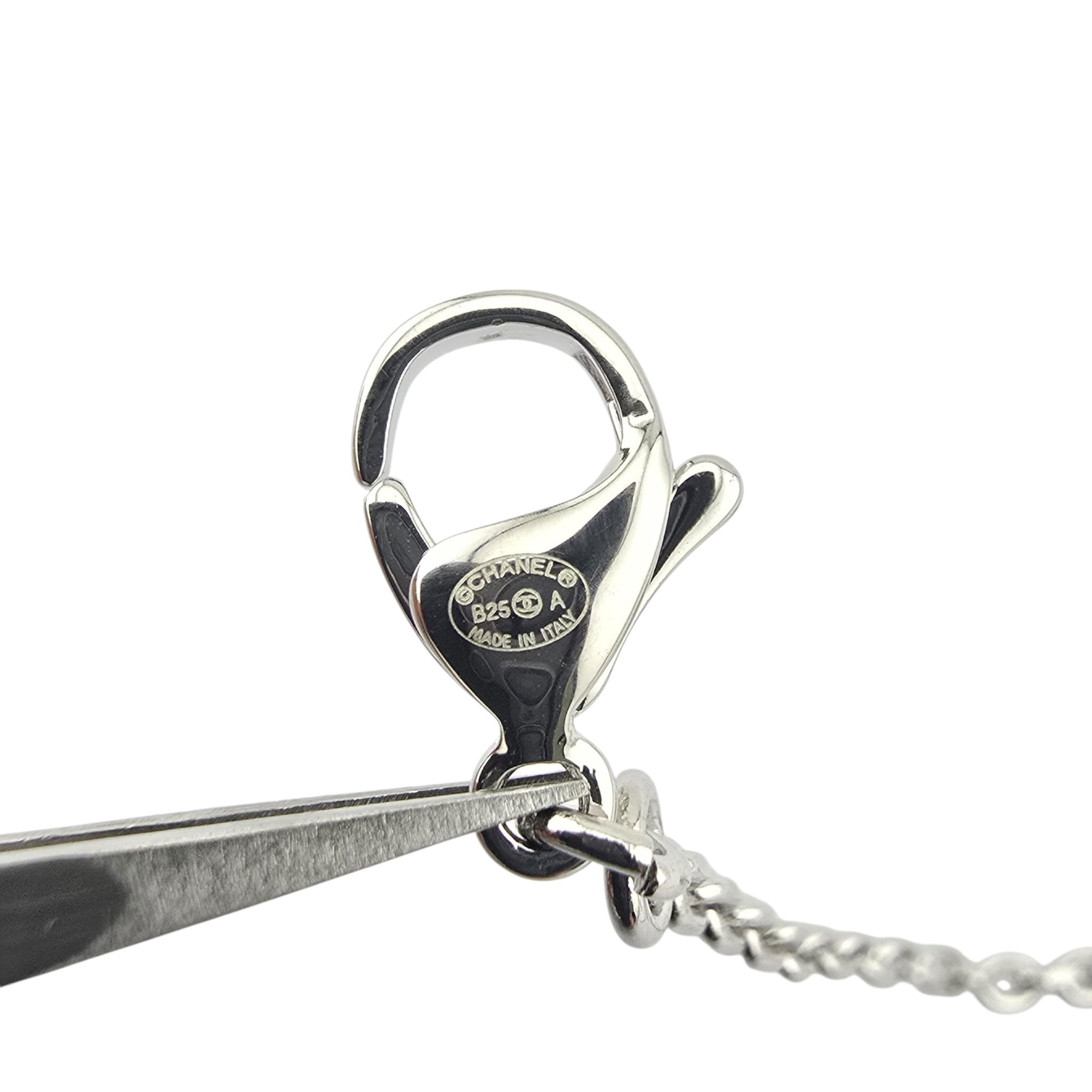 Chanel CC Butterfly Silver Bracelet B25