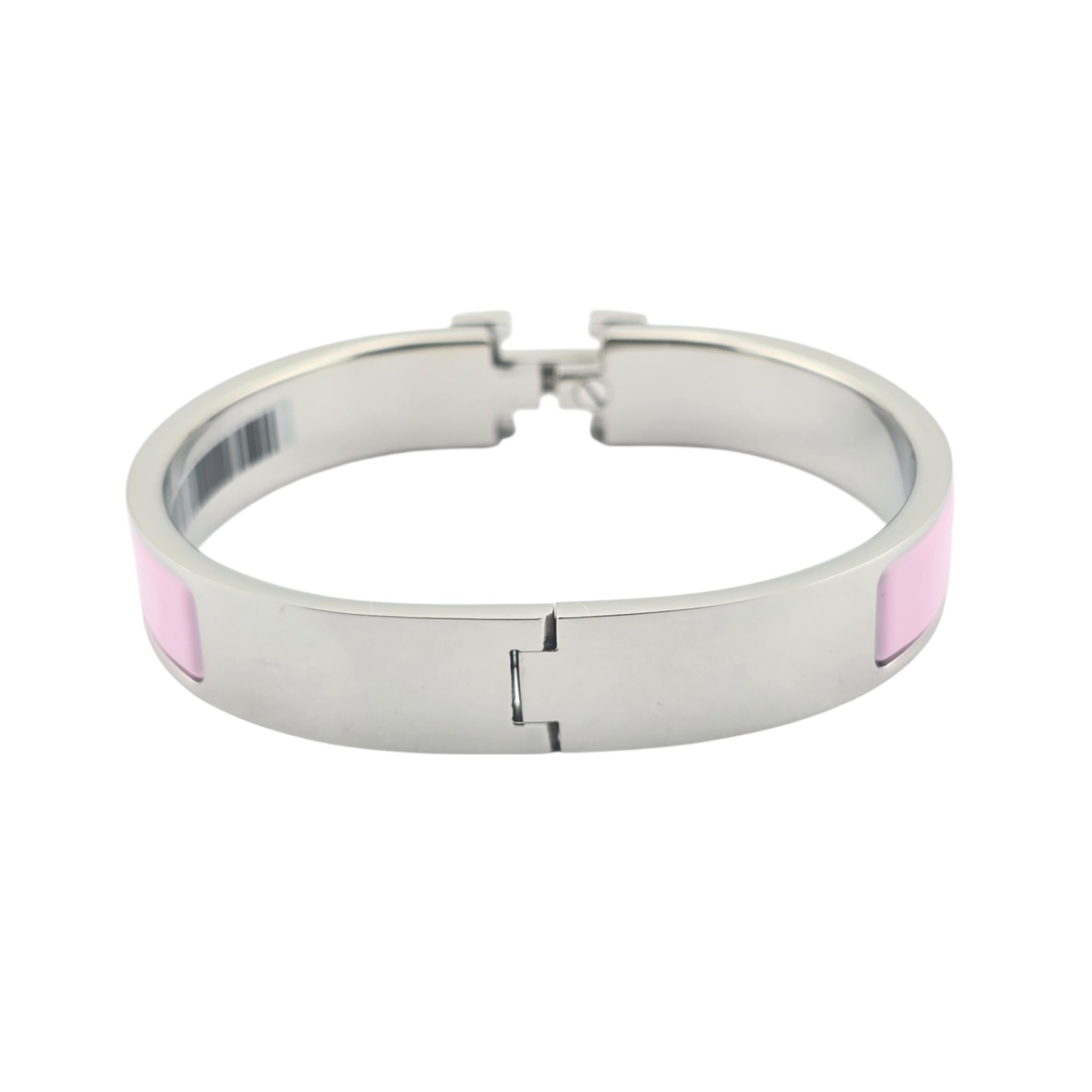 Hermes Clic H Bracelet Pink Palladium GM