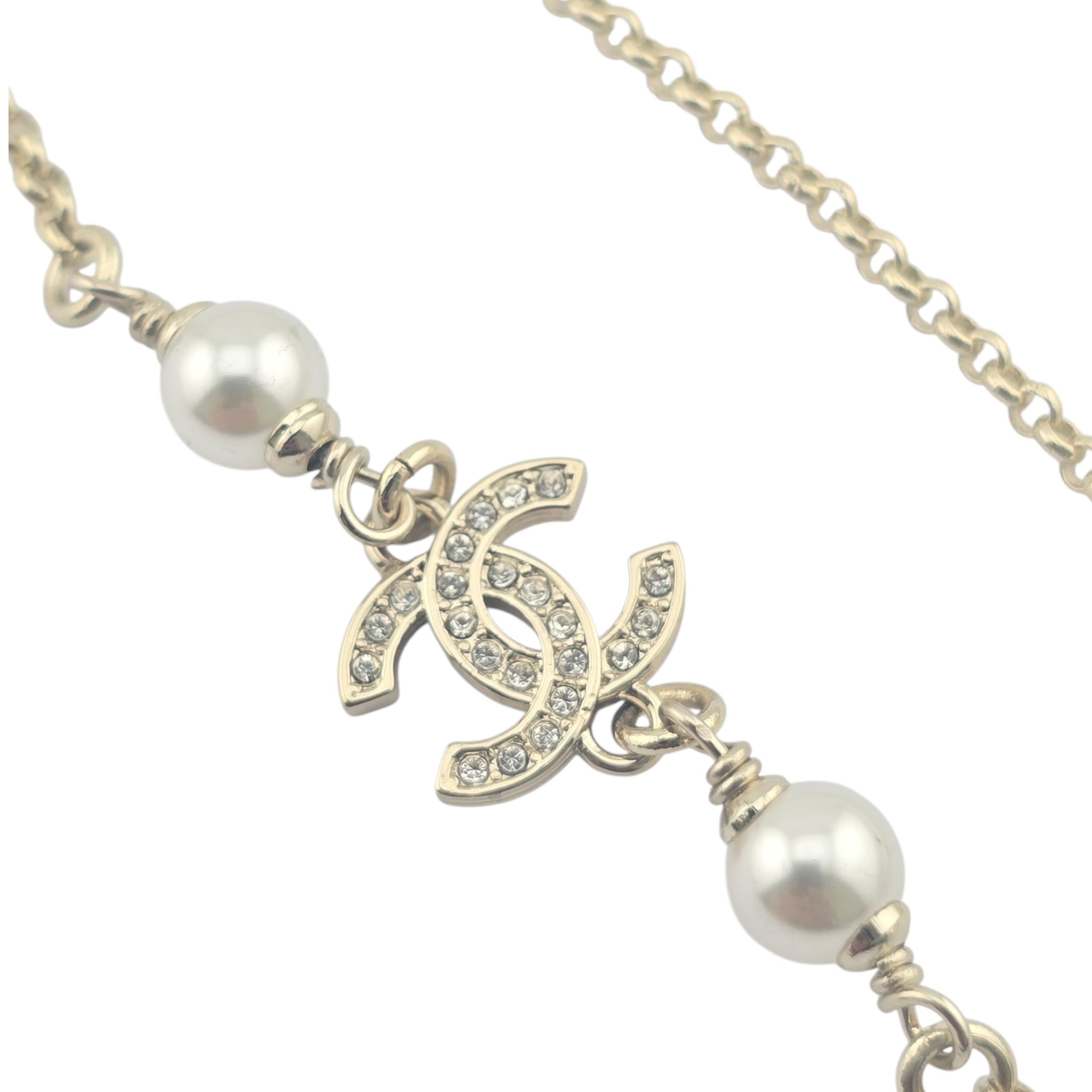 Chanel CC Long Necklace Gold 2025