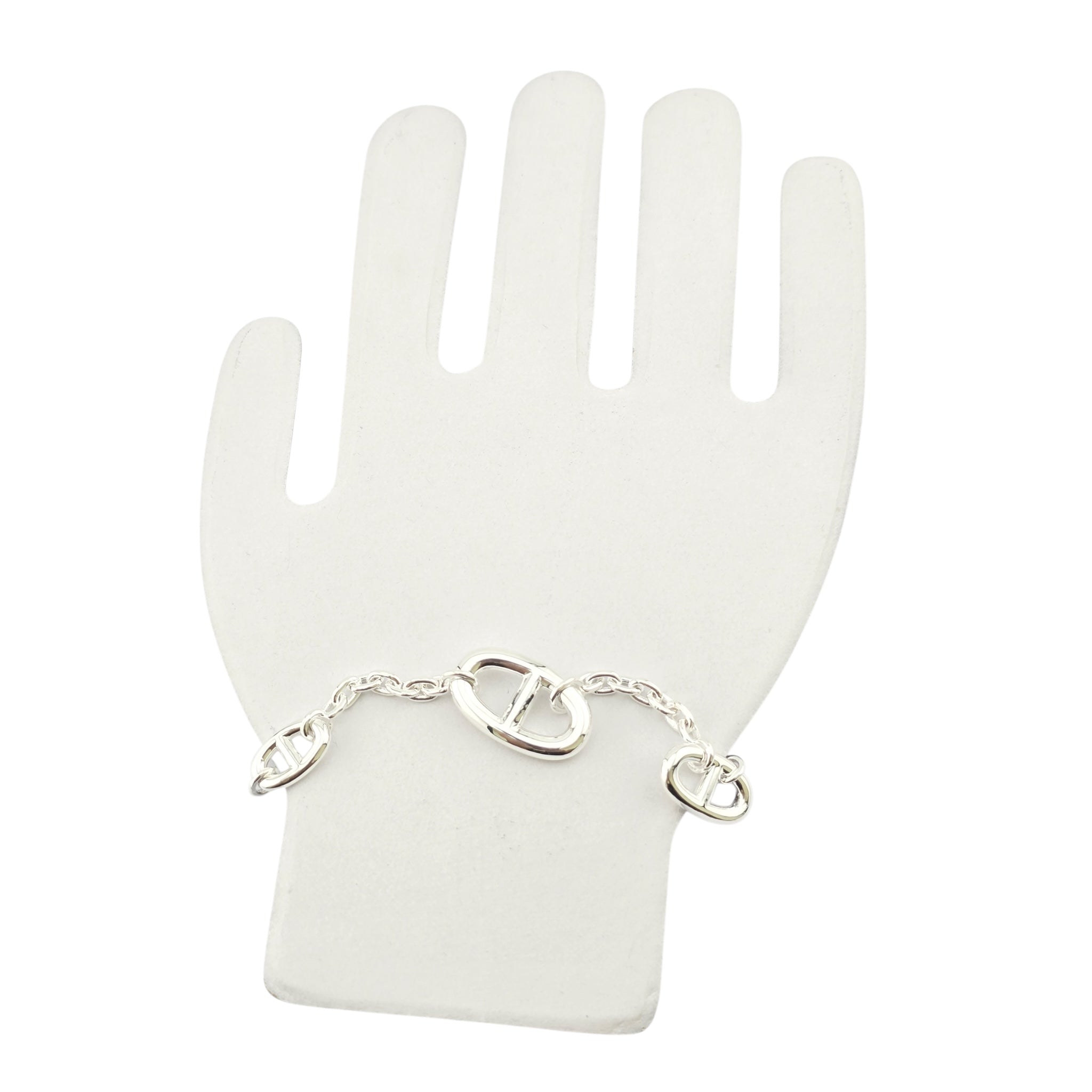 Hermes Sterling Silver Farandole Bracelet ST