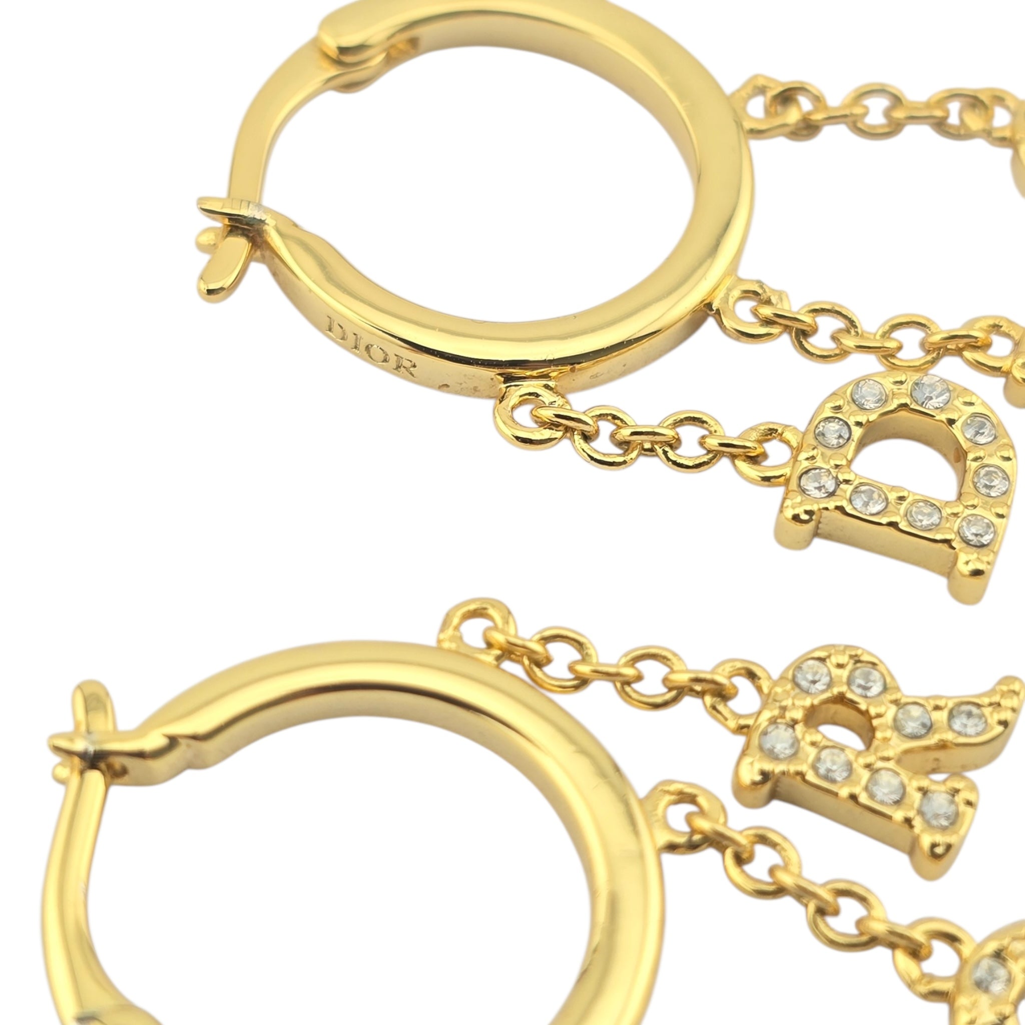 Christian Dior Dio(r)Evolution Gold Hoop Earrings DIOR
