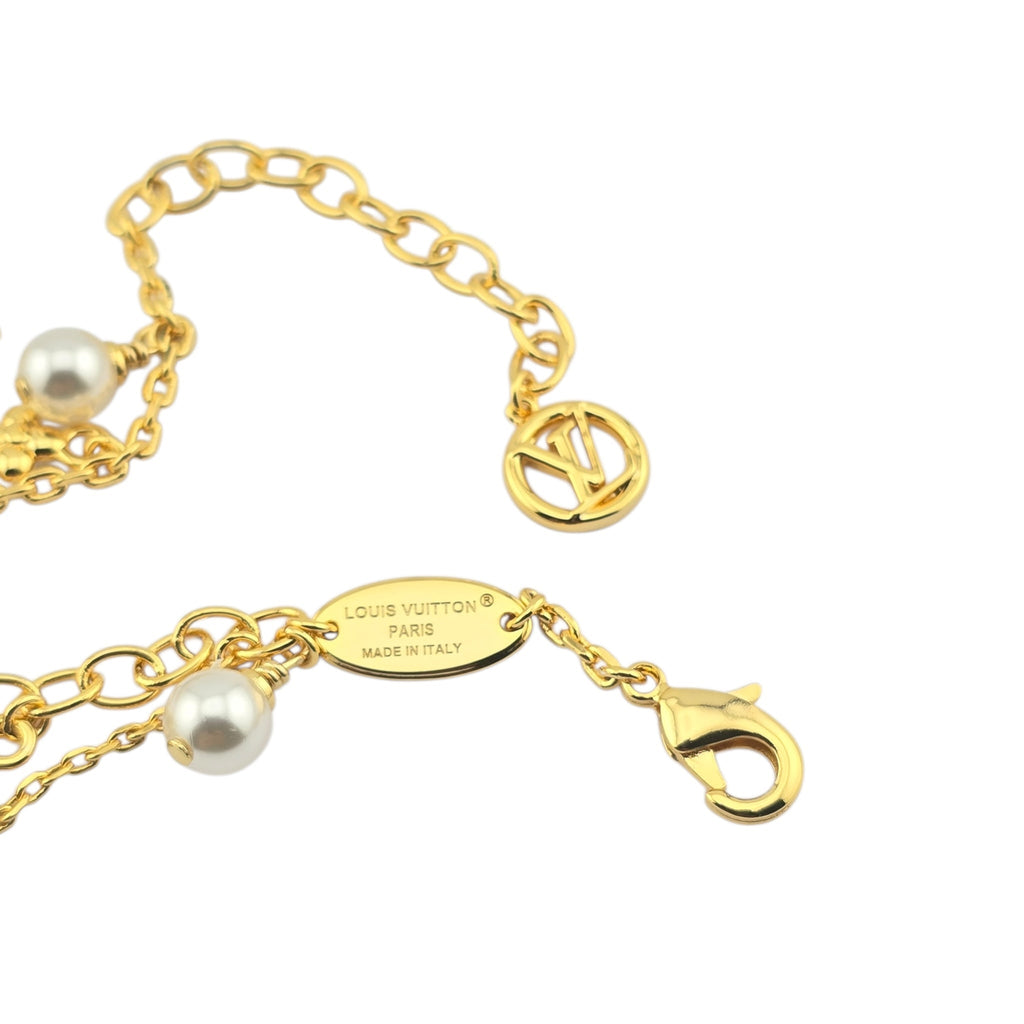 Louis Vuitton LV Metal Monogram Blooming Supple Bracelet LOUIS VUITTON