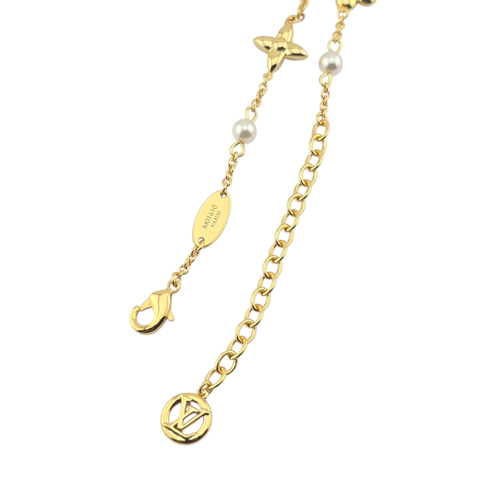 Louis Vuitton LV Louisa Gold Necklace LOUIS VUITTON