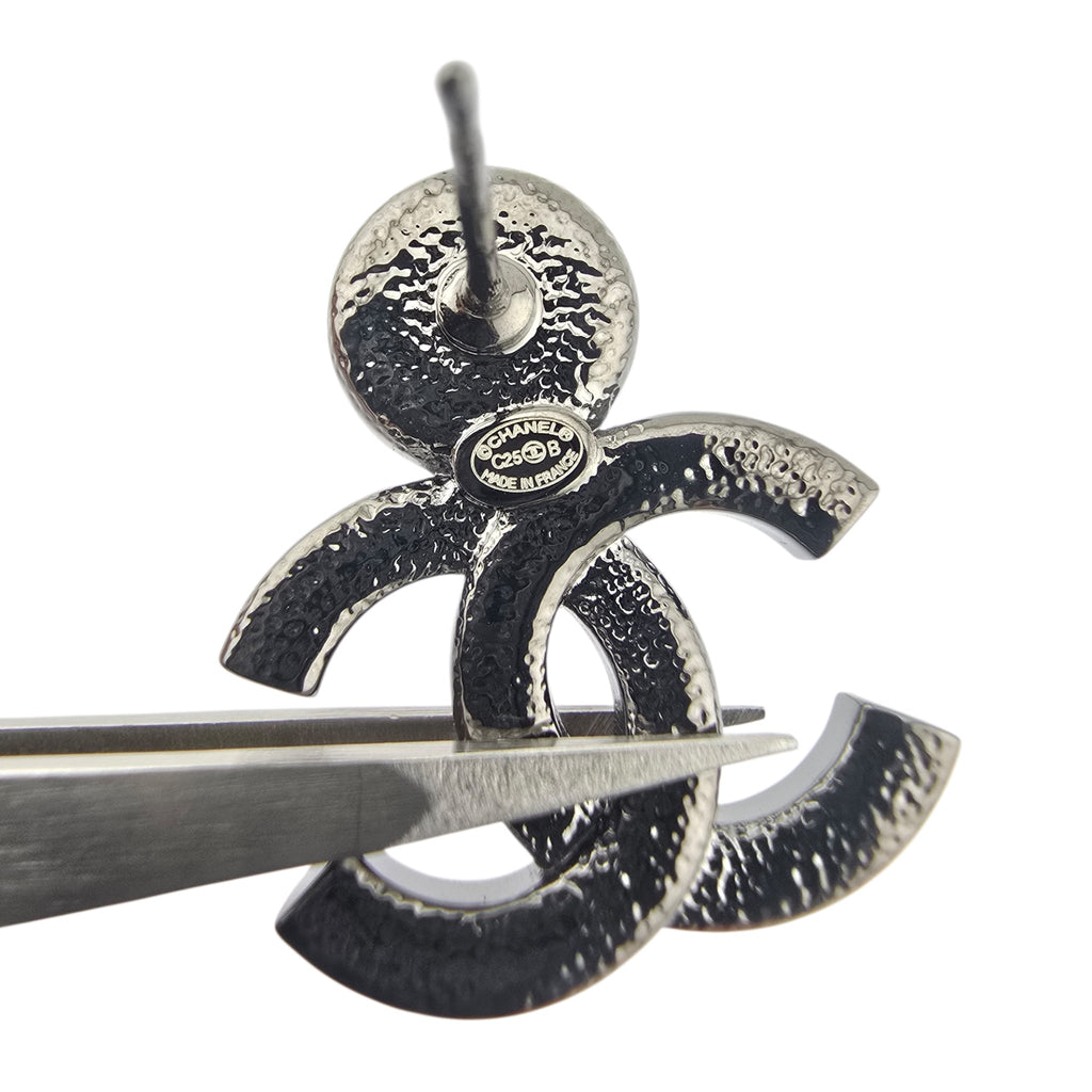 Chanel CC Ruthenium Pink Earrings 2025 CHANEL