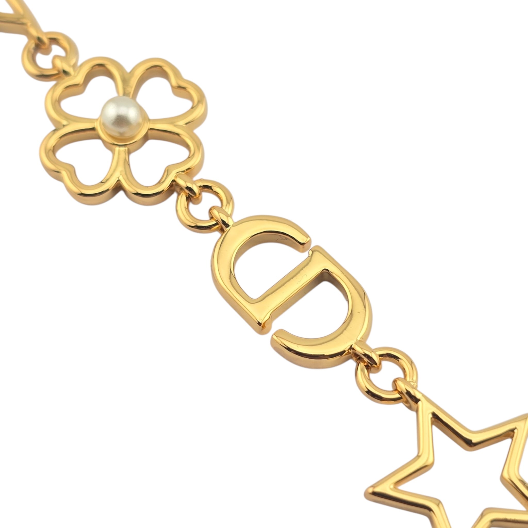 Christian Dior CD Lucky Lace Necklace DIOR