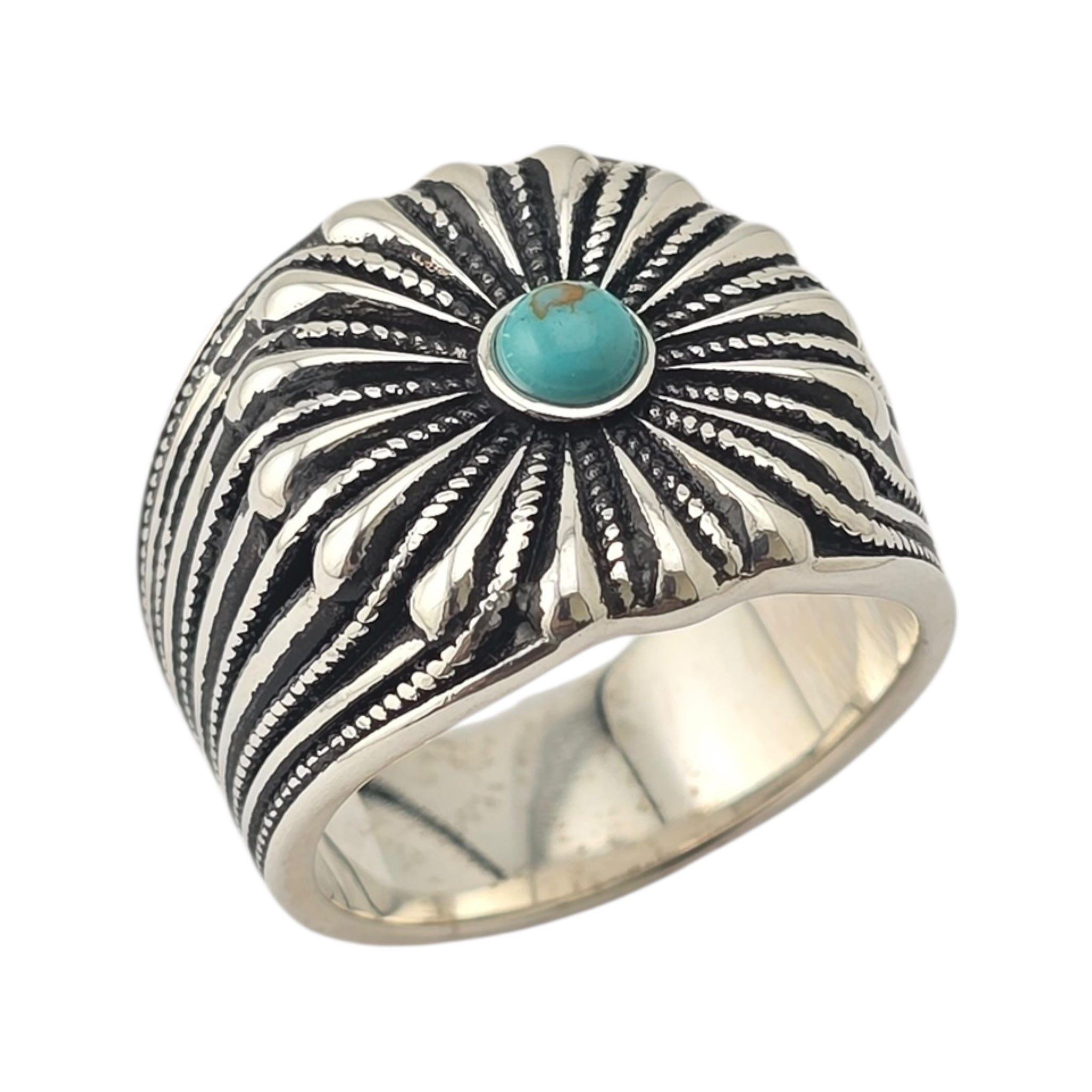 GUCCI Interlocking G Flower Sterling Silver Ring GUCCI