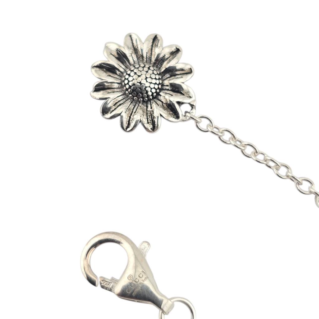 GUCCI GG Marmont Sterling Silver Pink Mother of Pearl Bracelet GUCCI