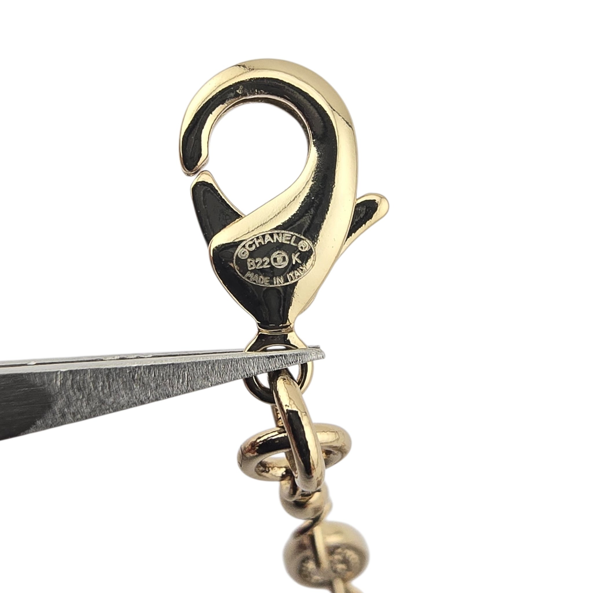 Chanel CC Gold Floral Bracelet 2022 CHANEL