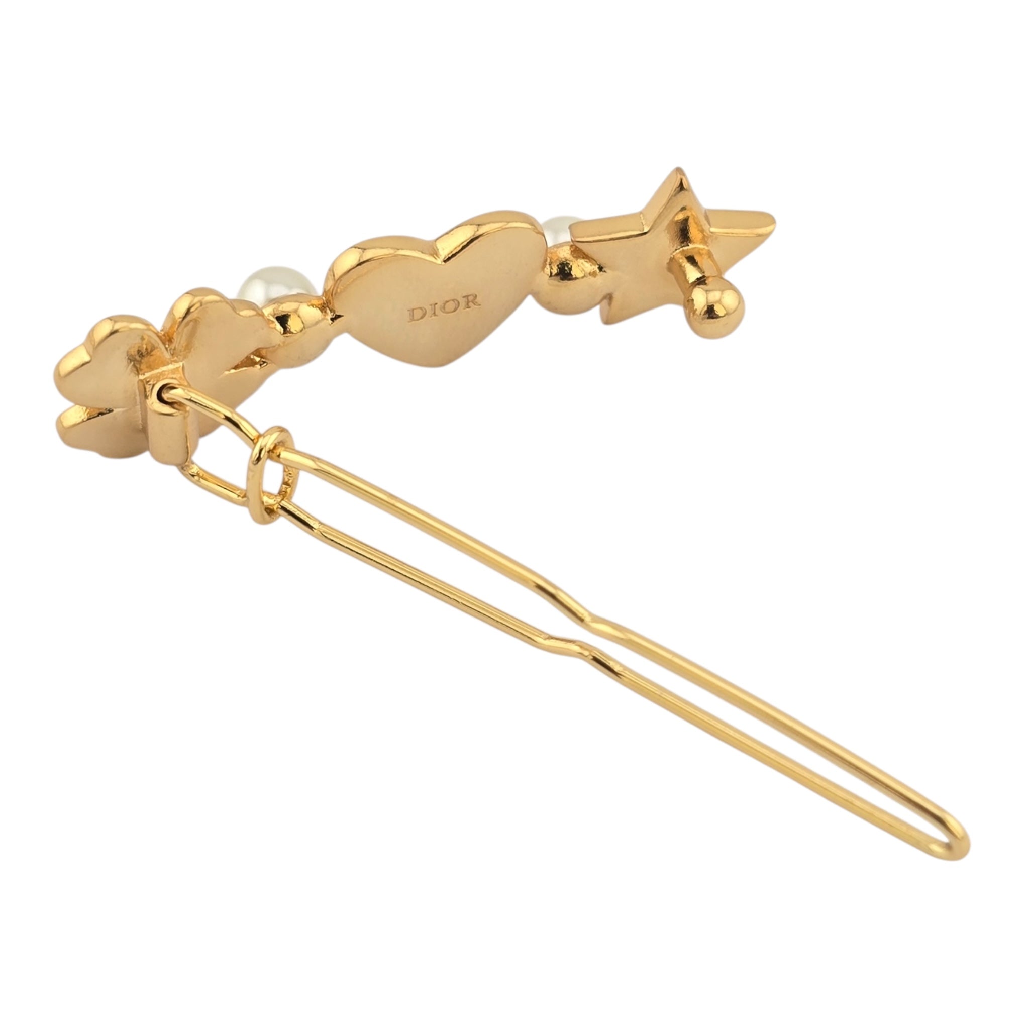 Christian Dior CD Lucky Dior Hair Barrettes DIOR