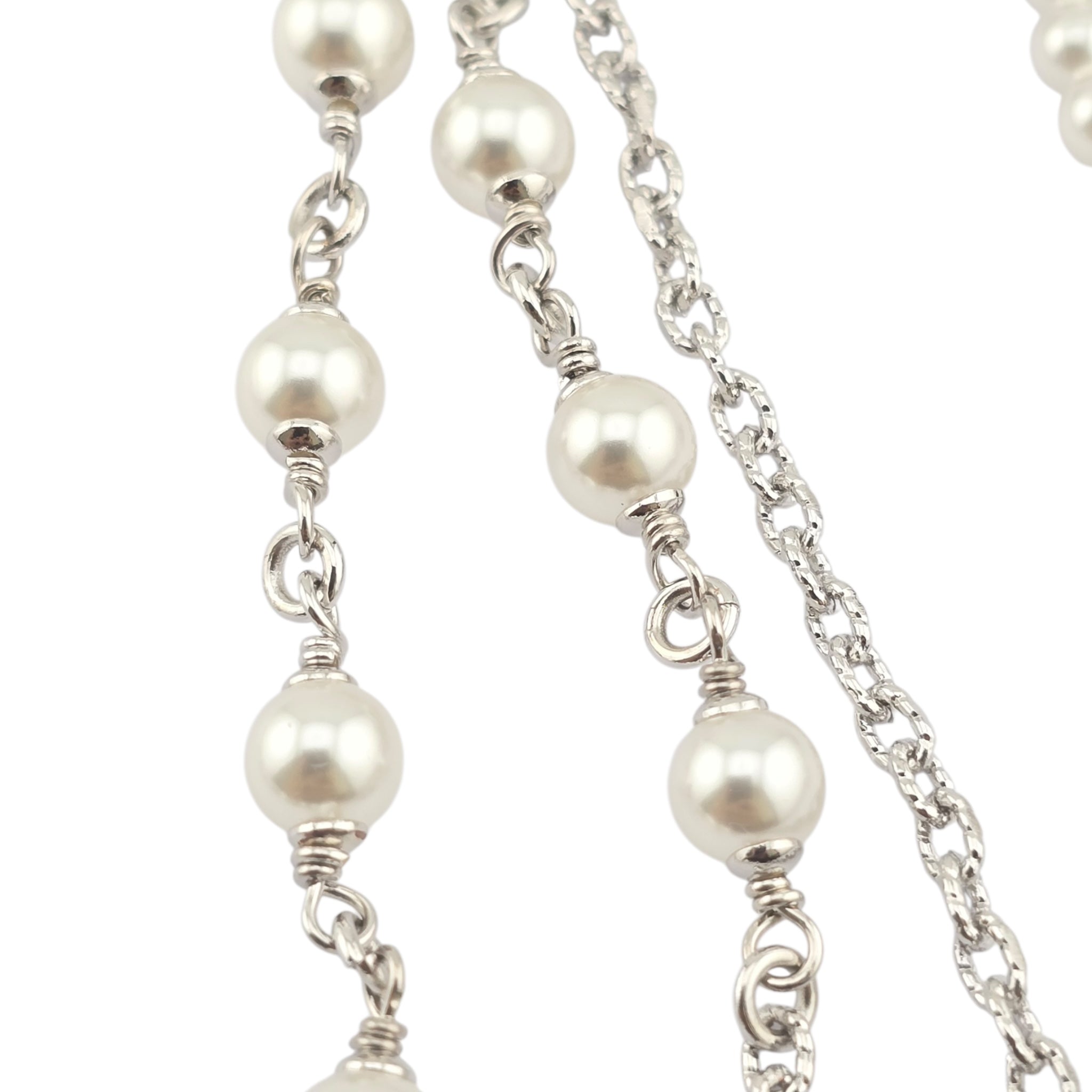 Chanel CC Silver Bird Long Belt / Necklace SS25 CHANEL