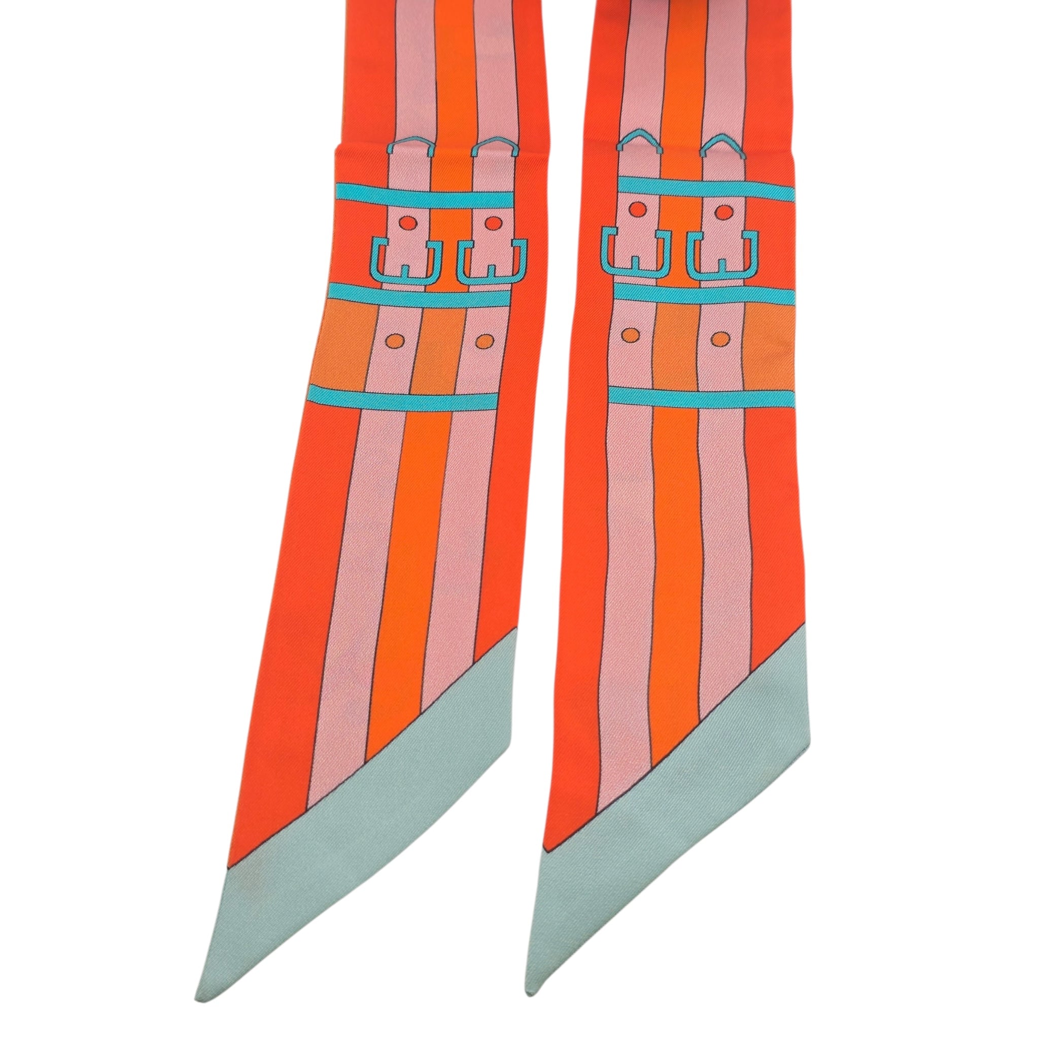 Hermes Silk Racobar Twilly HERMES