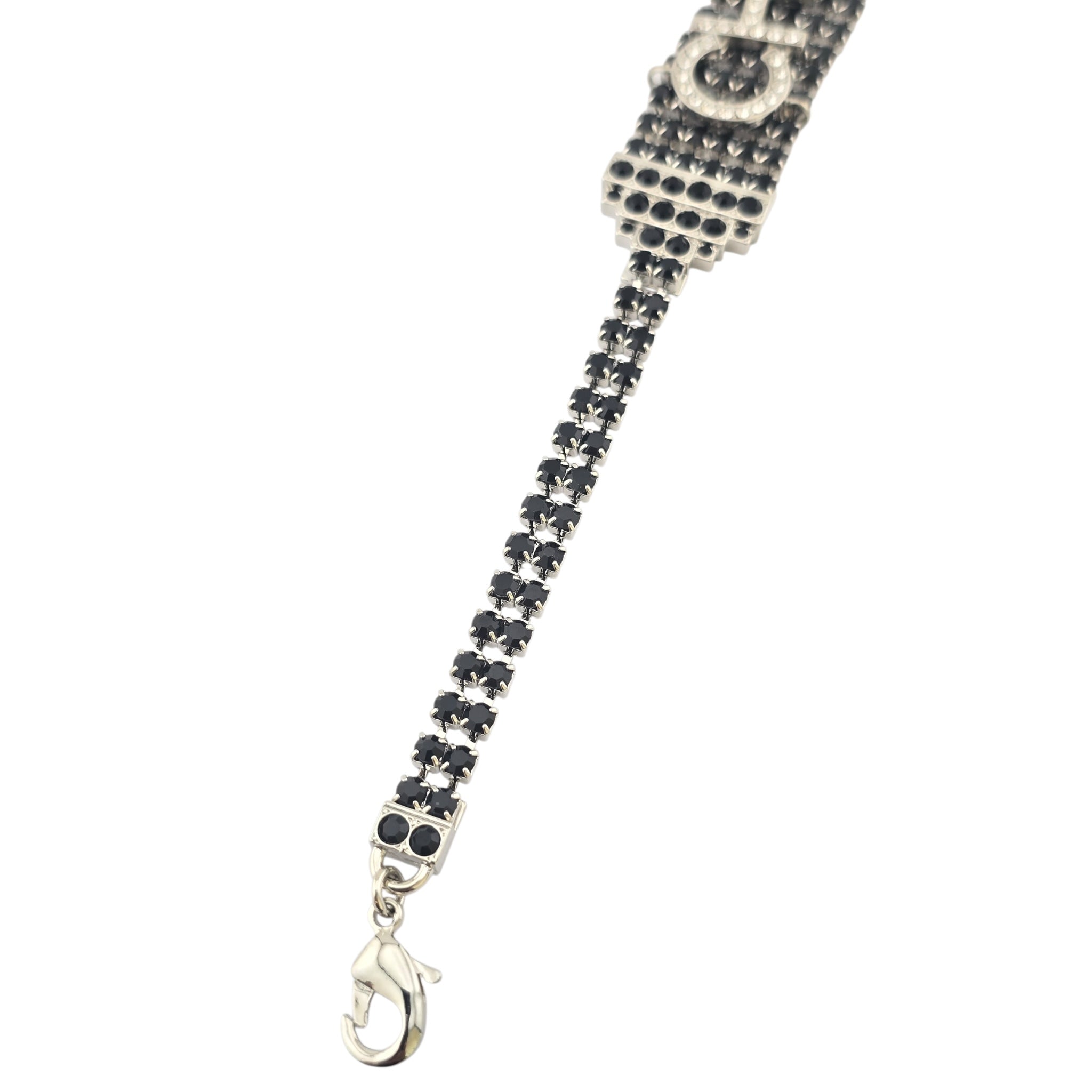 Chanel CC Black Crystal Choker Necklace 2020 CHANEL