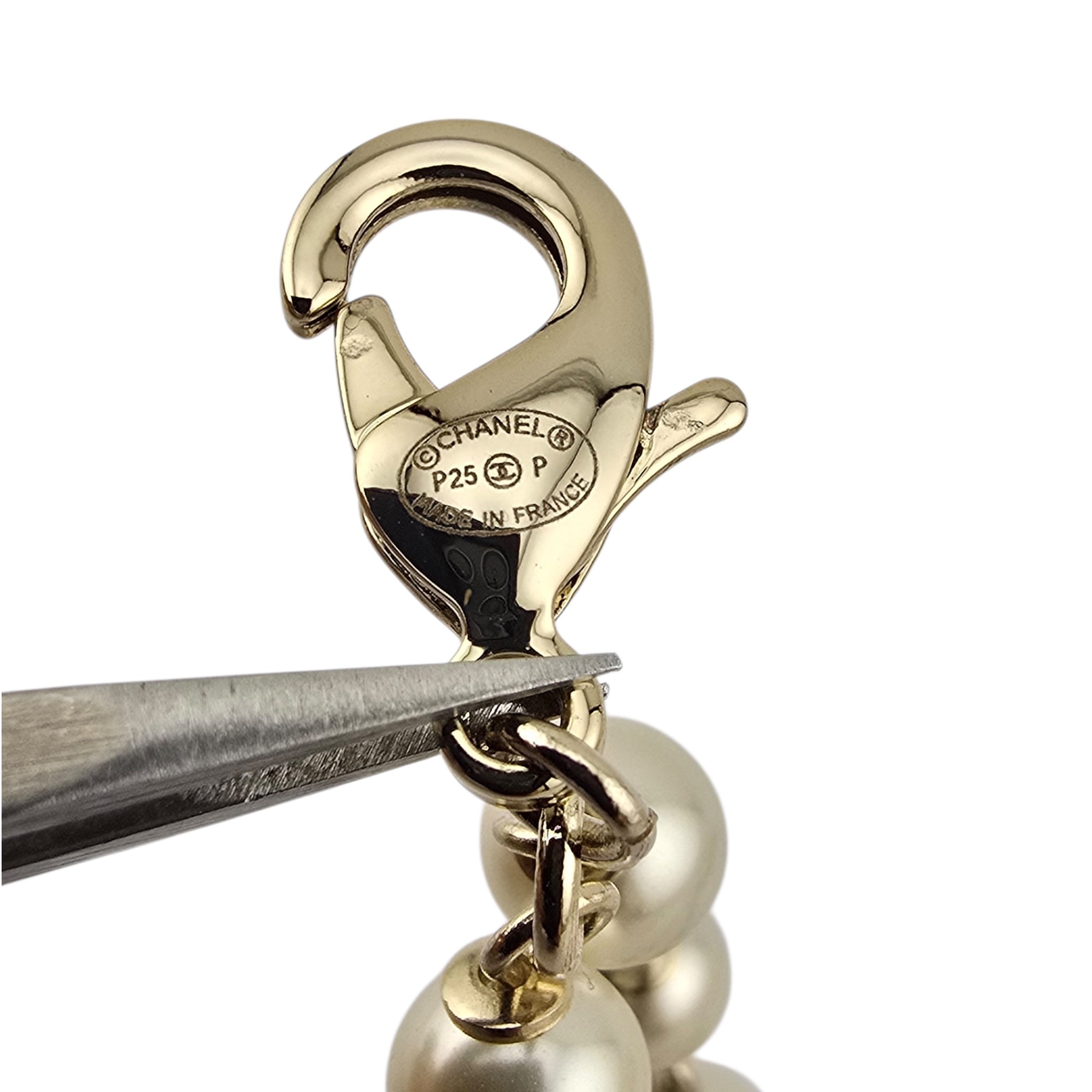 Chanel CC Multicoloured Faux Pearl Long Necklace 2025