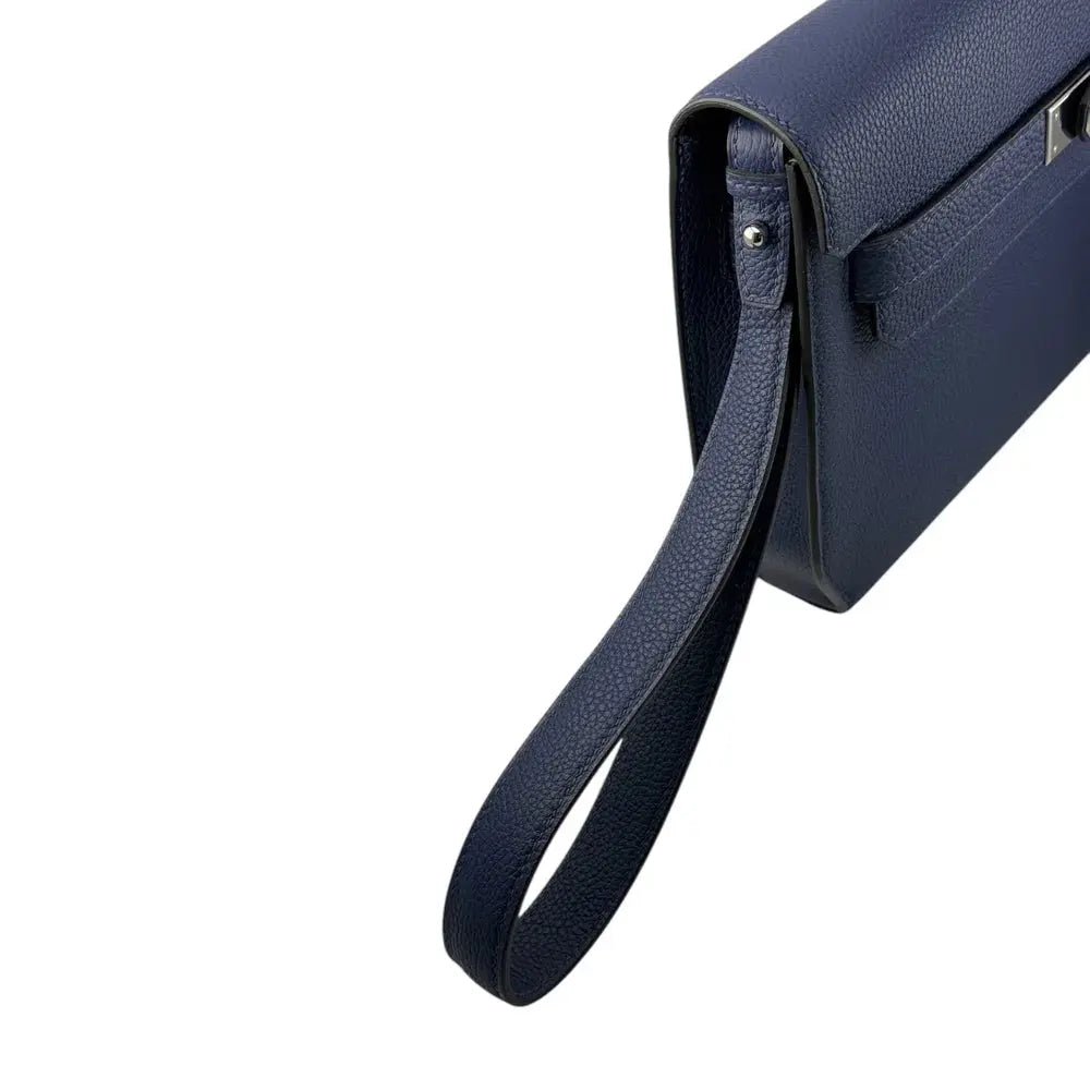 Hermès Kelly Depeches 25 Bleu Saphir Togo PHW HERMES