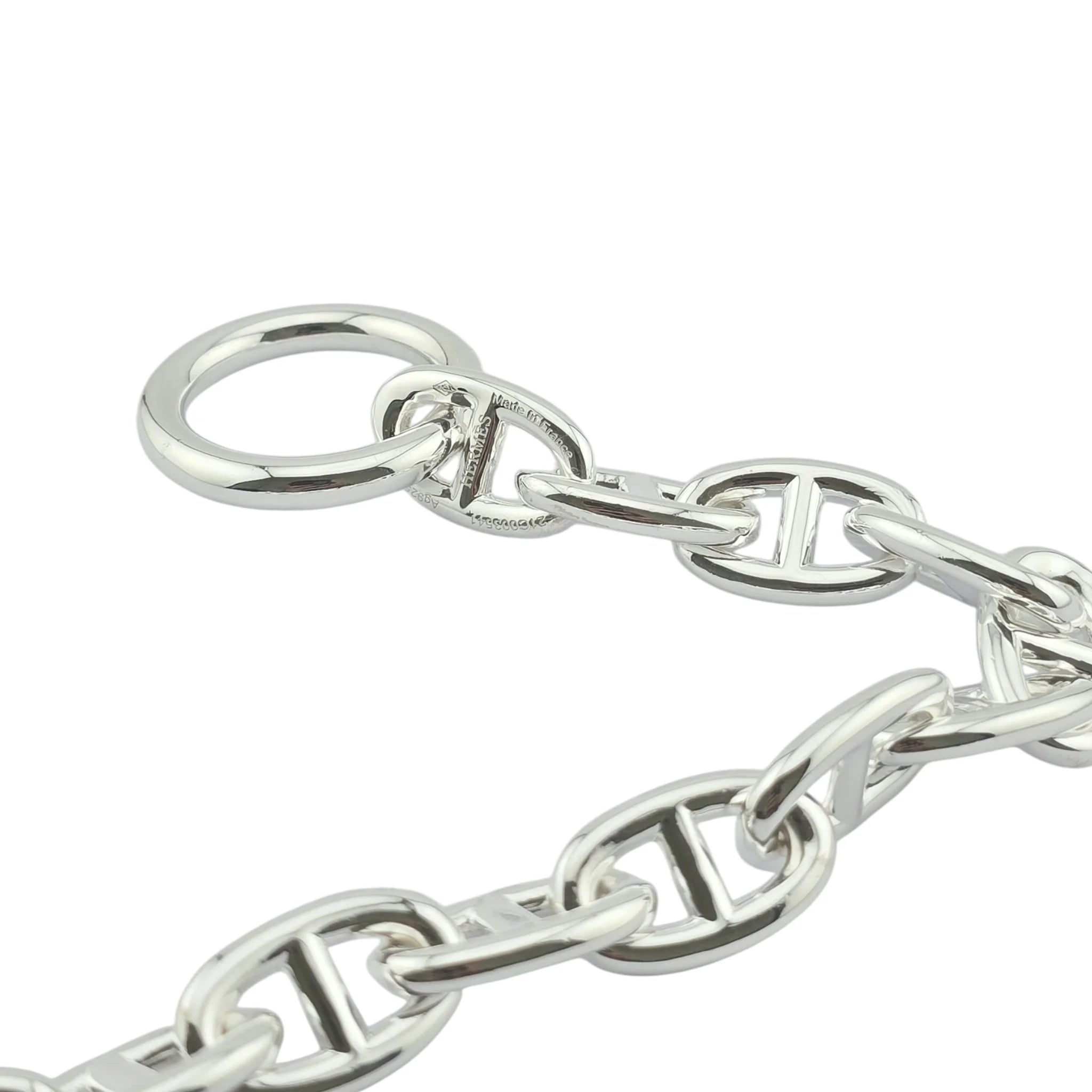 Hermès Chaine D'Ancre Bracelet Silver Large Model HERMES