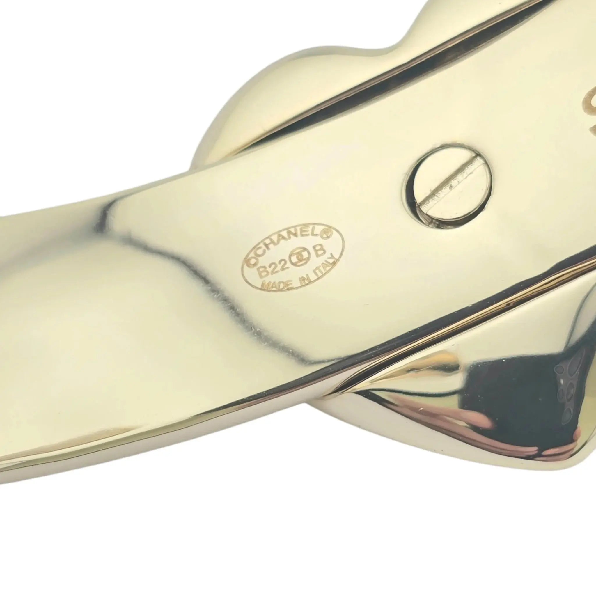 Chanel CC Heart Cuff Bangle 2022 CHANEL