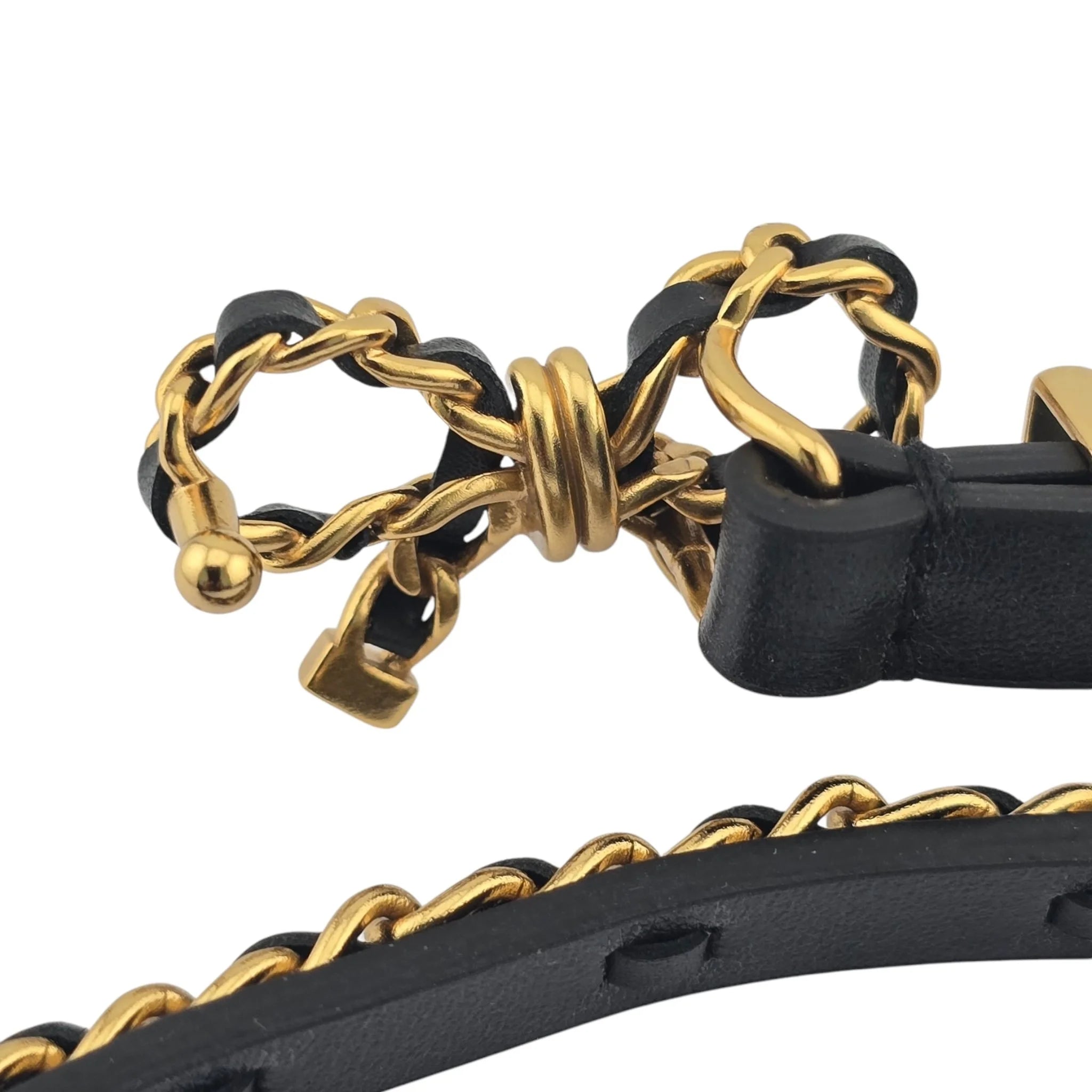 Chanel CC A22 Bow Chain Belt CHANEL