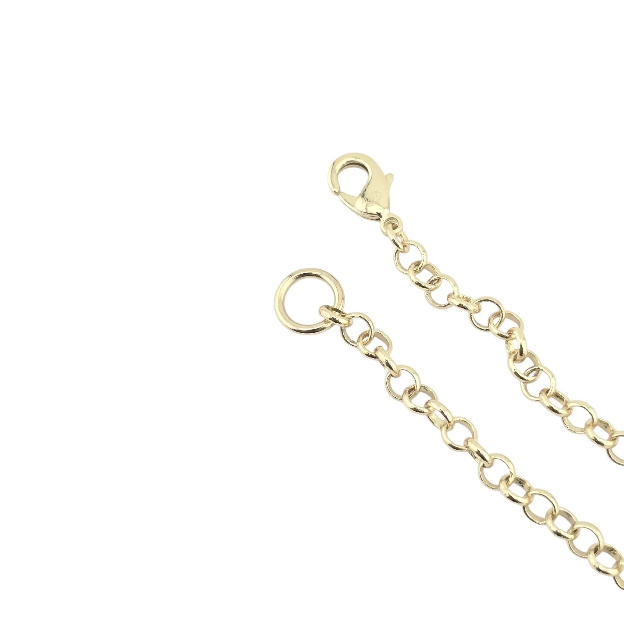 Chanel CC Heart Chain Pendant Necklace Gold CHANEL
