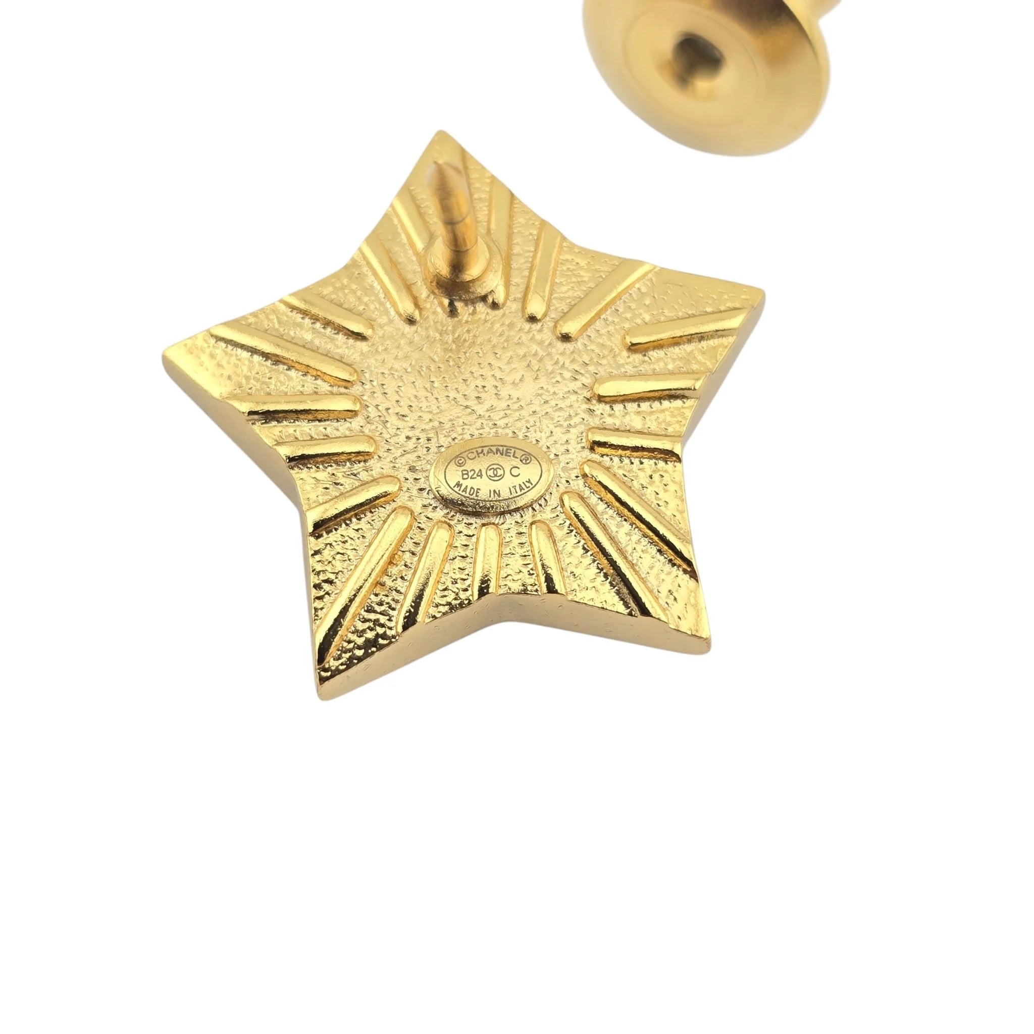 Chanel CC White Heart Resin Pin Brooch 2024 CHANEL