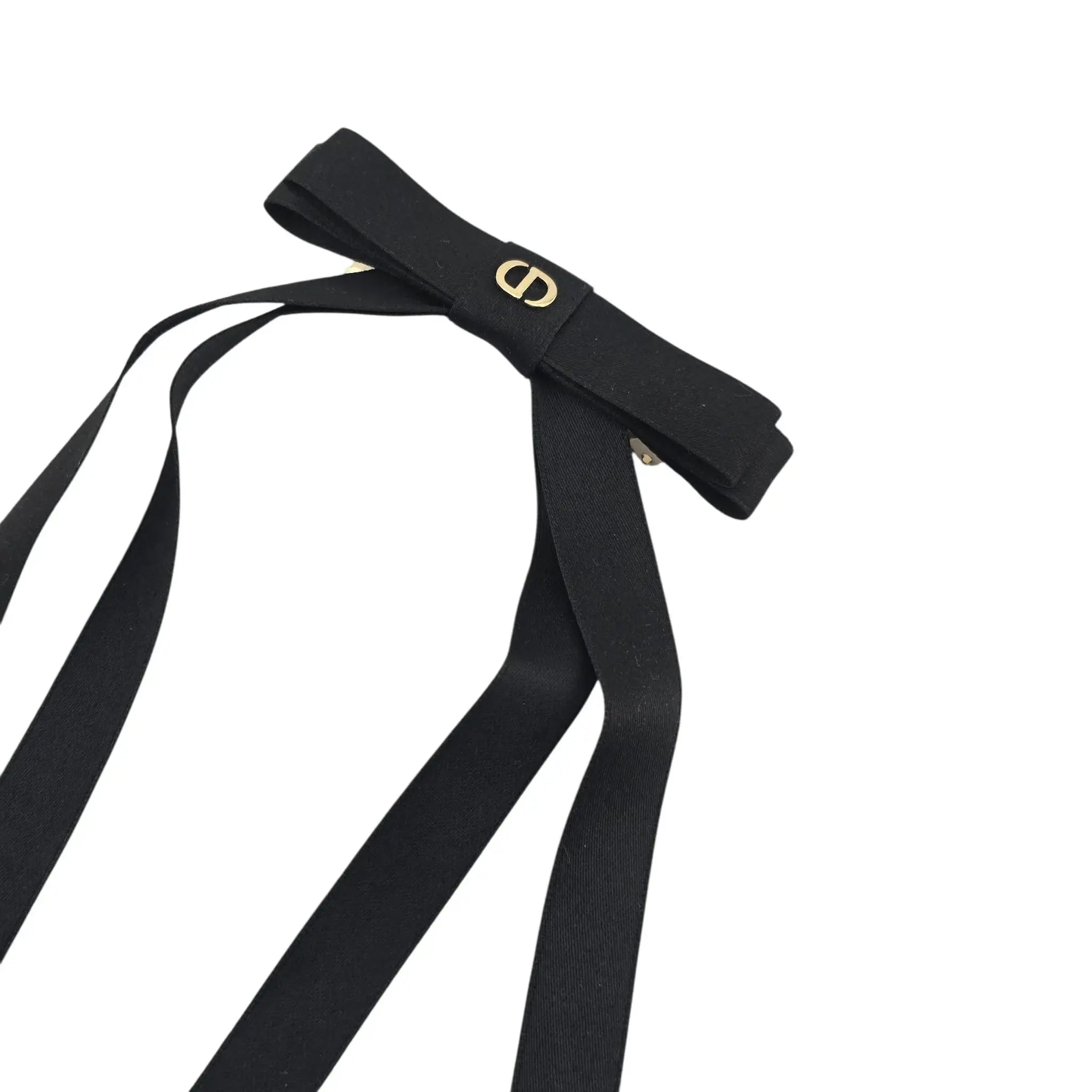 Christian Dior Twist Bow Hair Clip Barrette DIOR