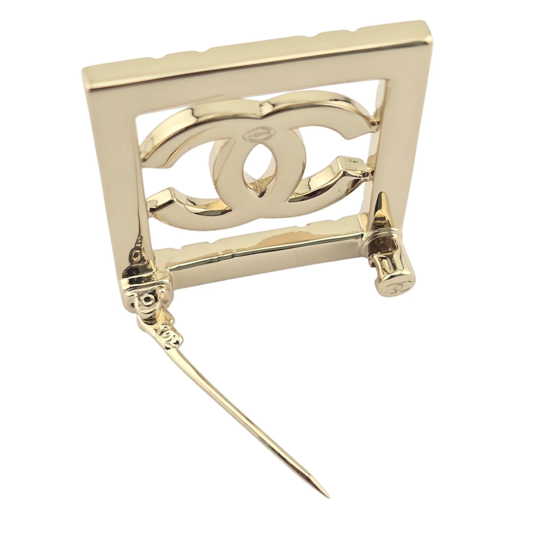 Chanel CC Square Crystal Brooch 2025 CHANEL