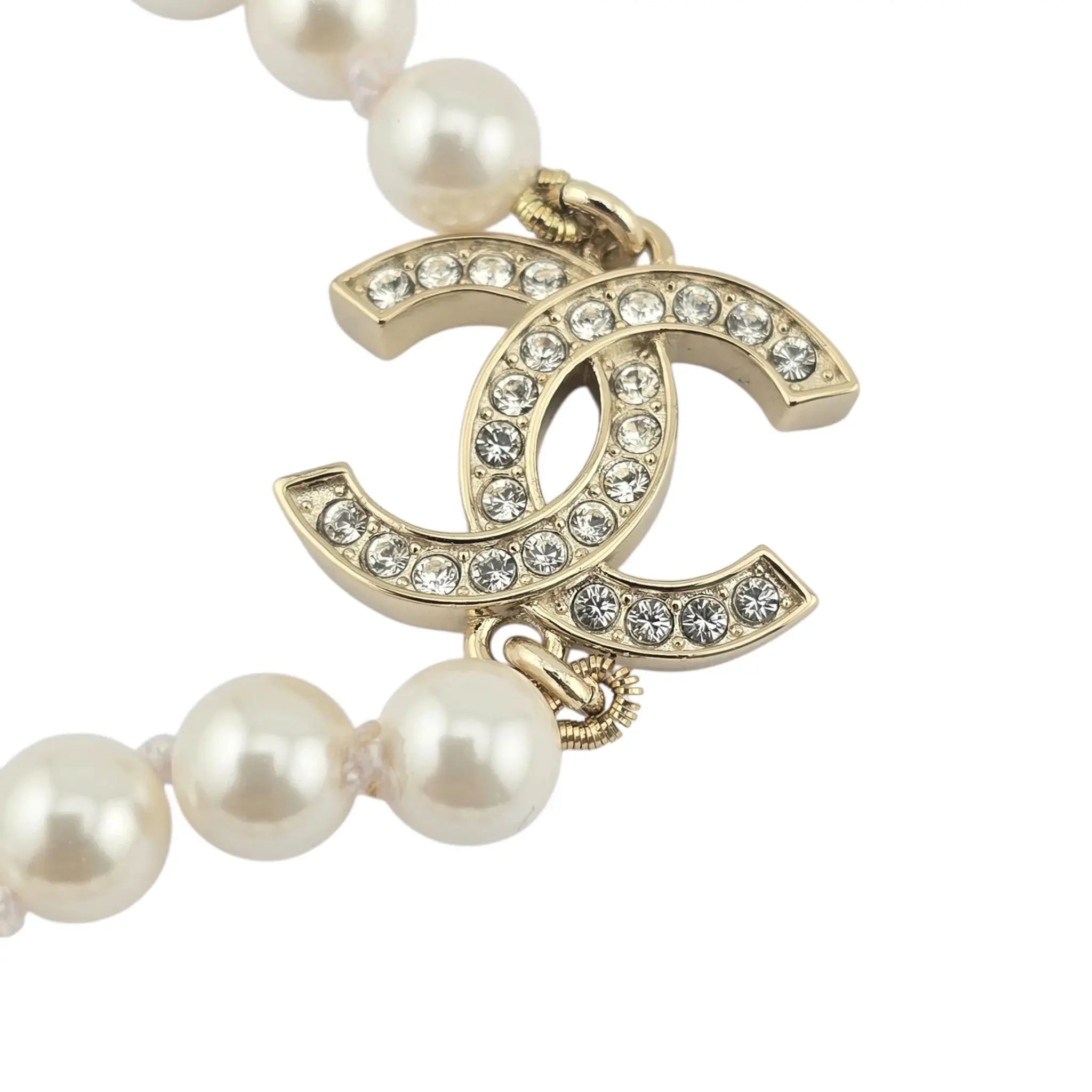 Chanel CC Long Faux Pearl Necklace 2023 CHANEL
