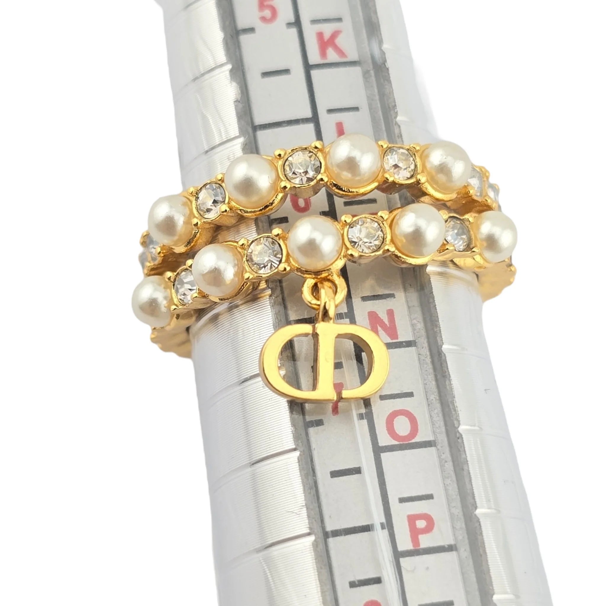 Christian Dior Petit CD Treasure Ring DIOR