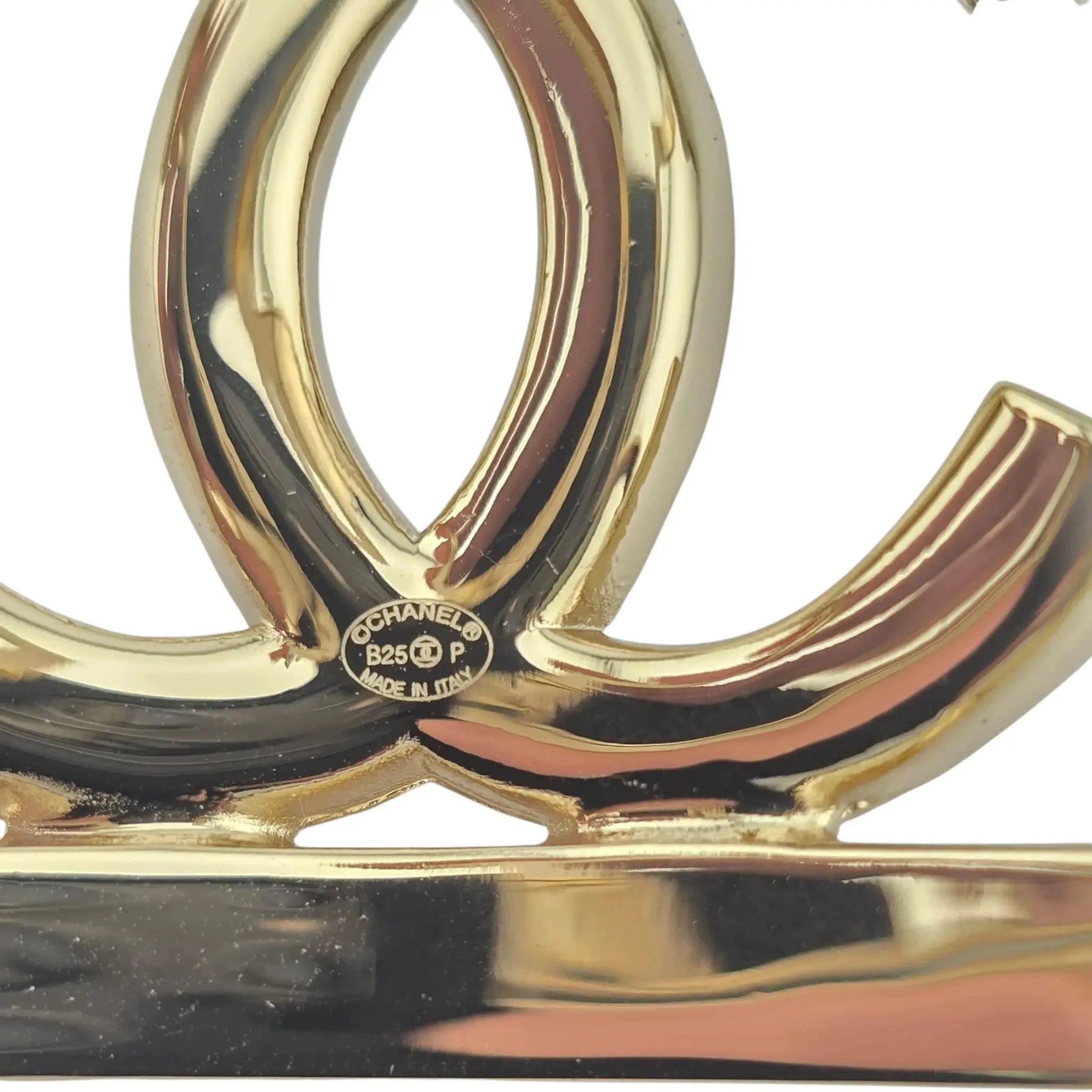 Chanel CC Cuff Bangle Gold 2025 CHANEL