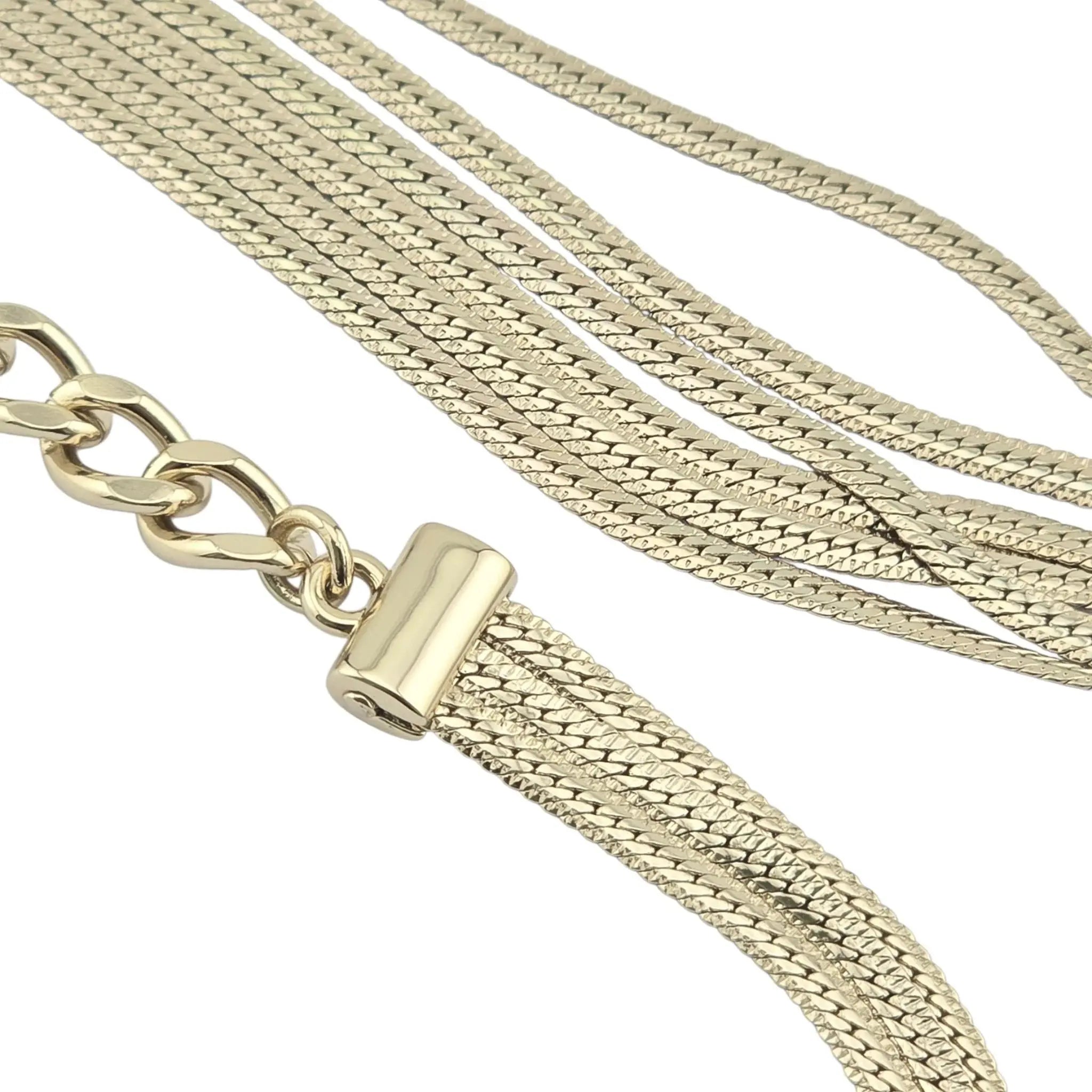 Chanel CC Gold Layer Necklace 2022 CHANEL
