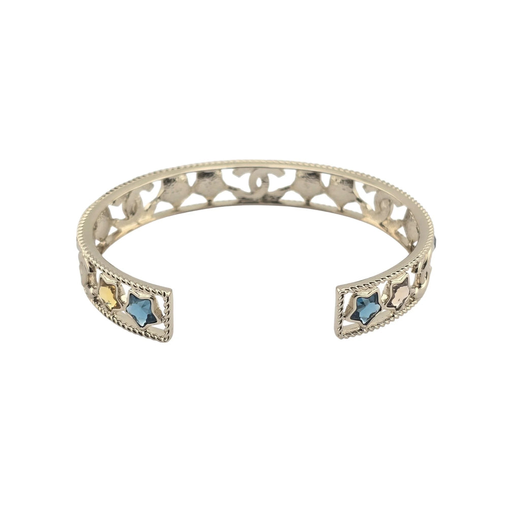 Chanel CC Multicolour Cuff Bangle 2025 CHANEL