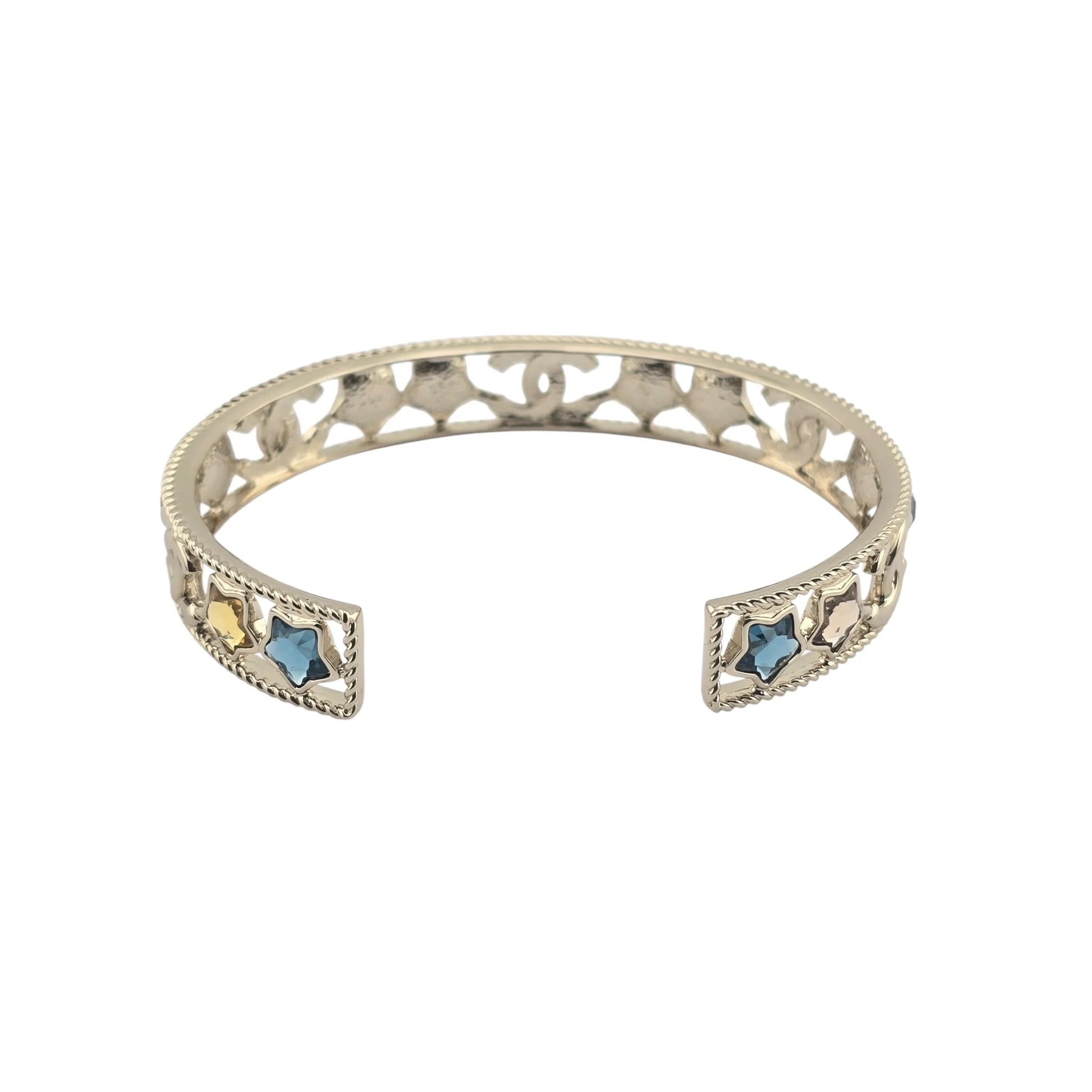 Chanel CC Multicolour Cuff Bangle 2025 CHANEL
