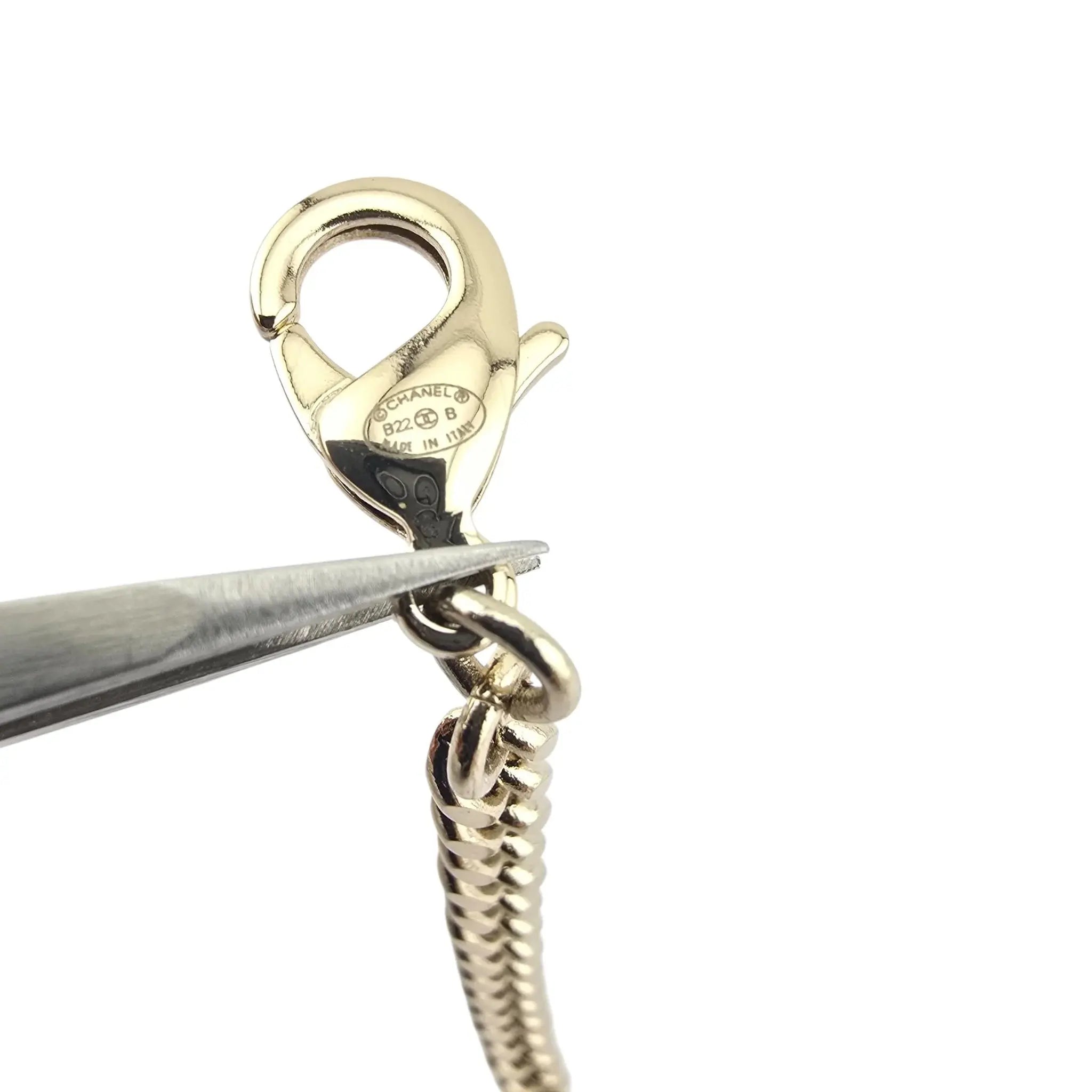 Chanel CC Black Heart Long Necklace 2022 CHANEL