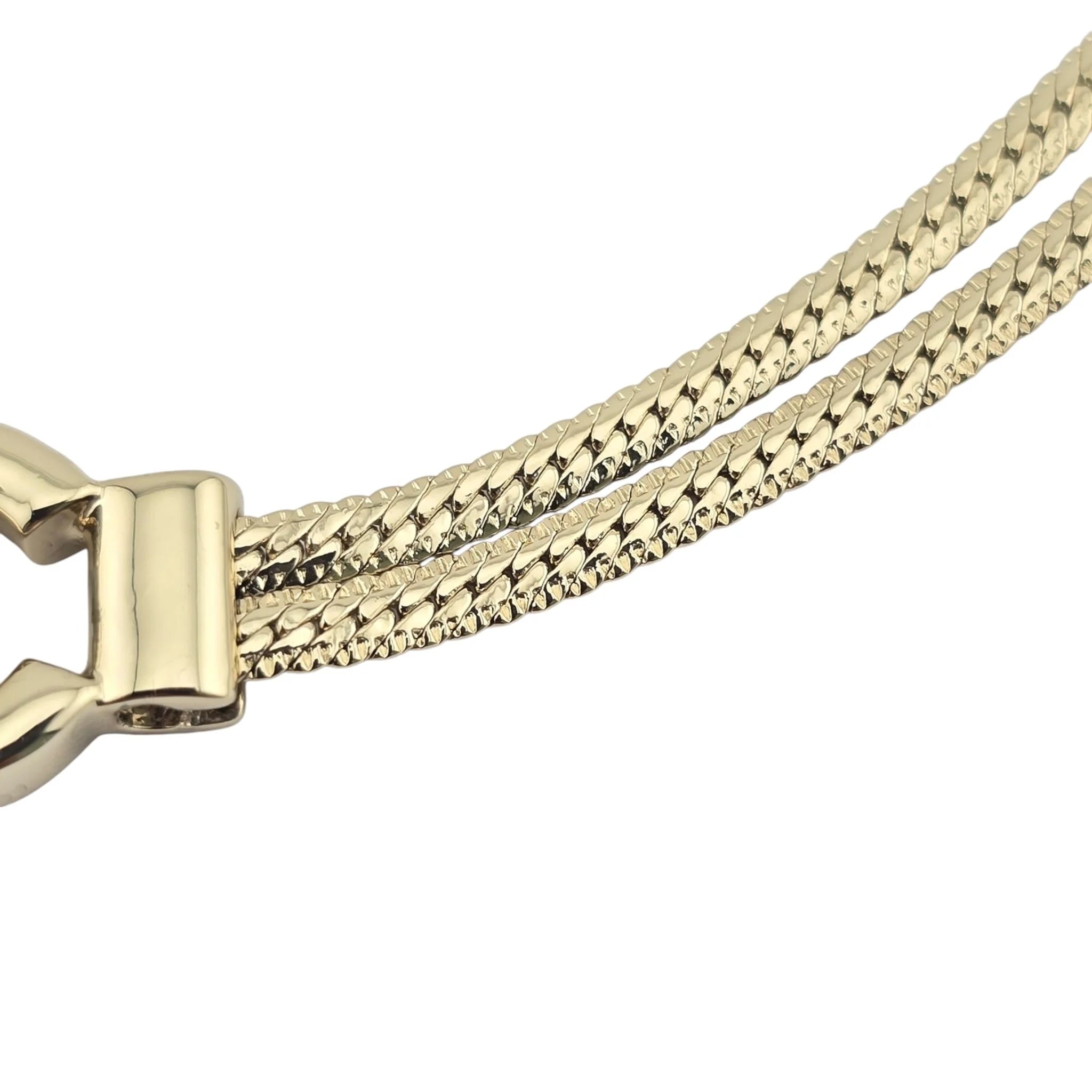 Chanel CC Choker Multi-Strand Gold Necklace 2024 CHANEL