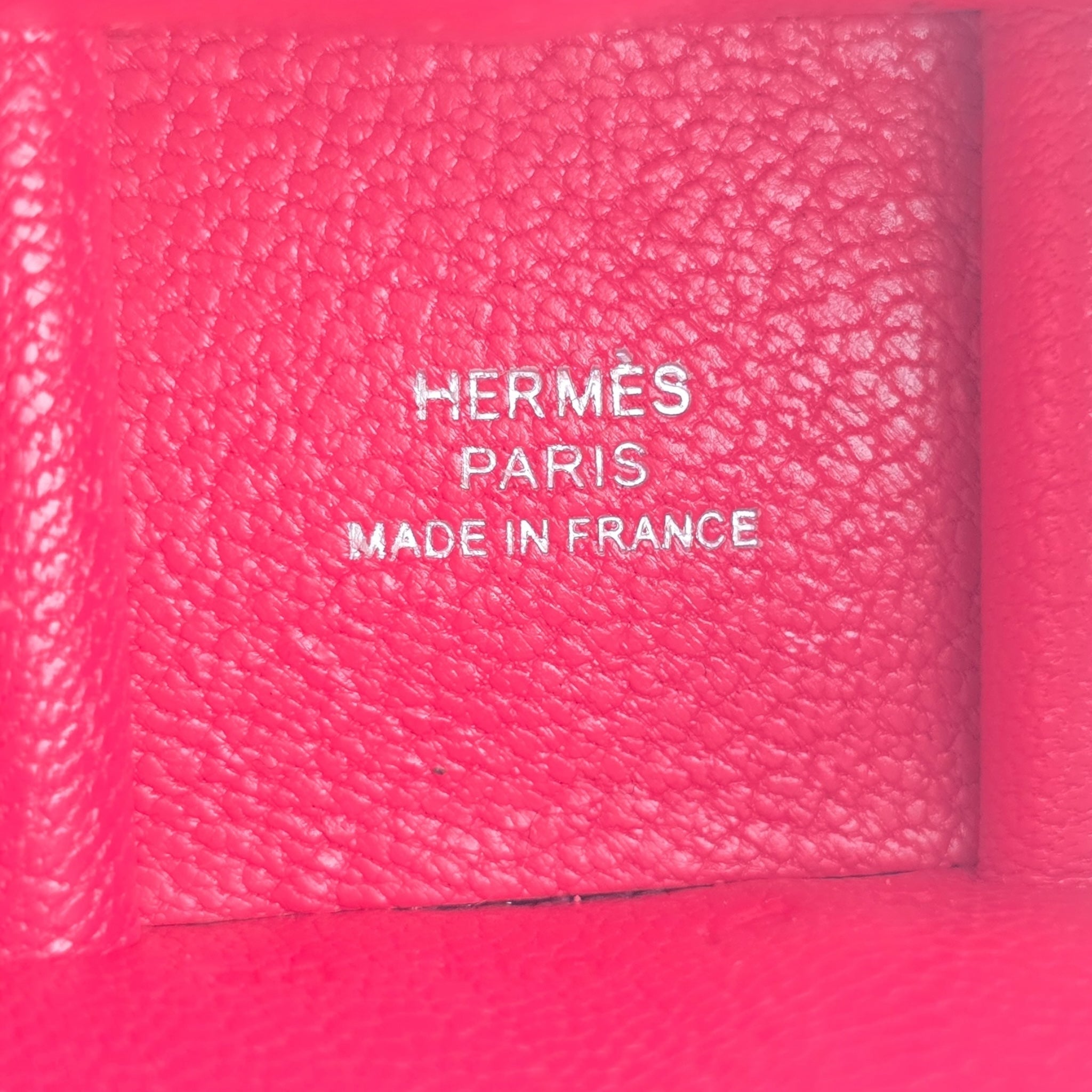 Hermes Bolide On Wheels Bag Charm Rose Extreme HERMES