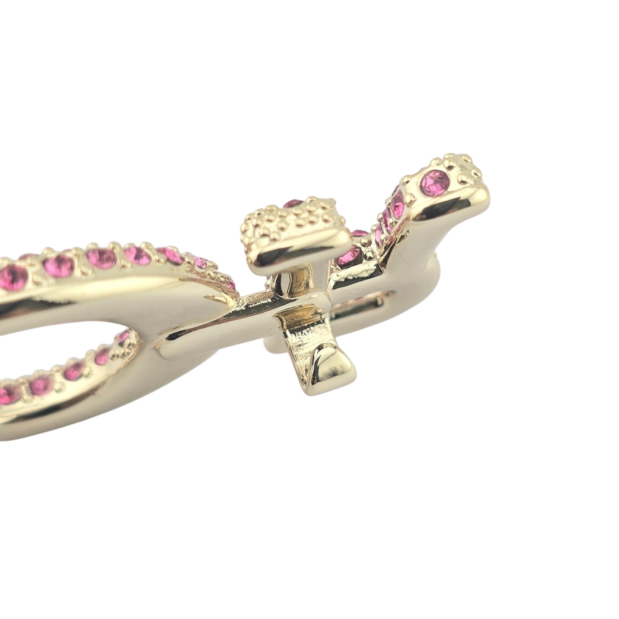 Christian Dior Miss Dior Pink Crystal Brooch 