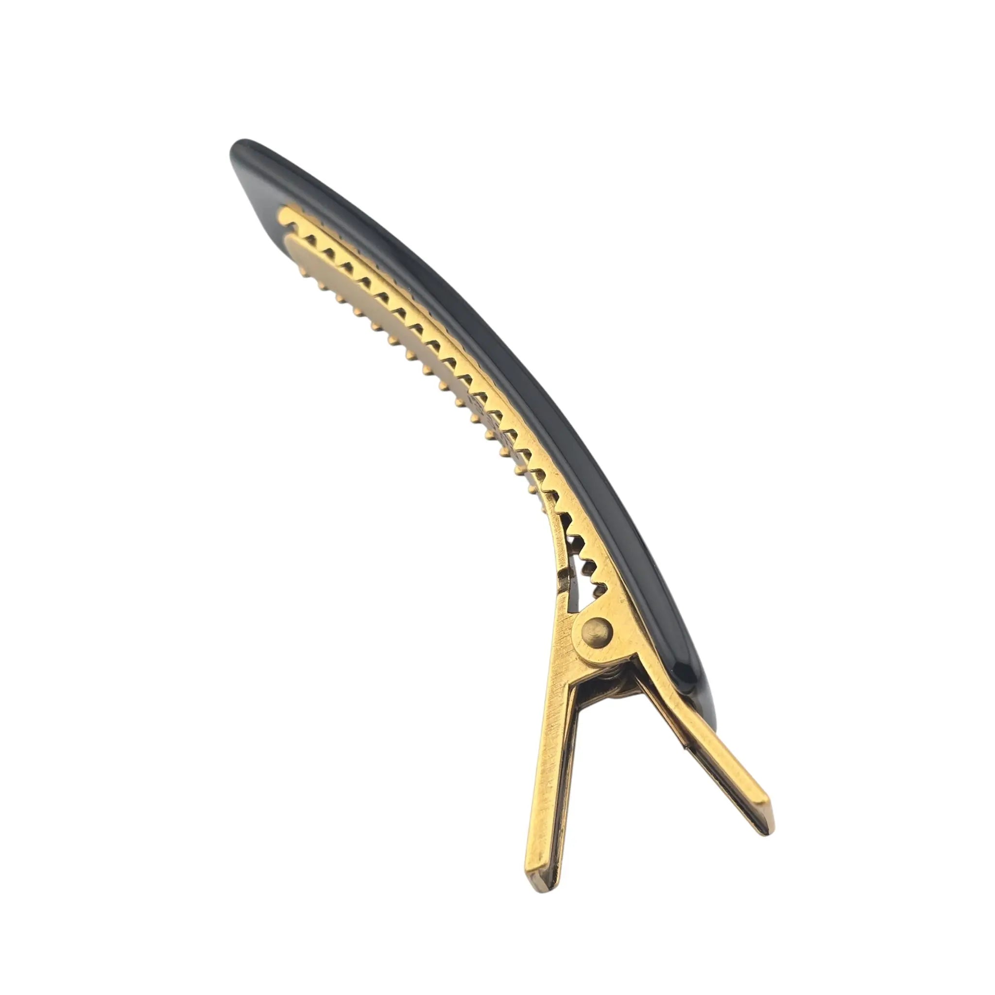 GUCCI GG Resin Crystal Star Hair Clip Black GUCCI