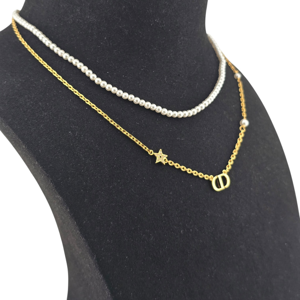 Christian Dior DiorPetit CD Necklace