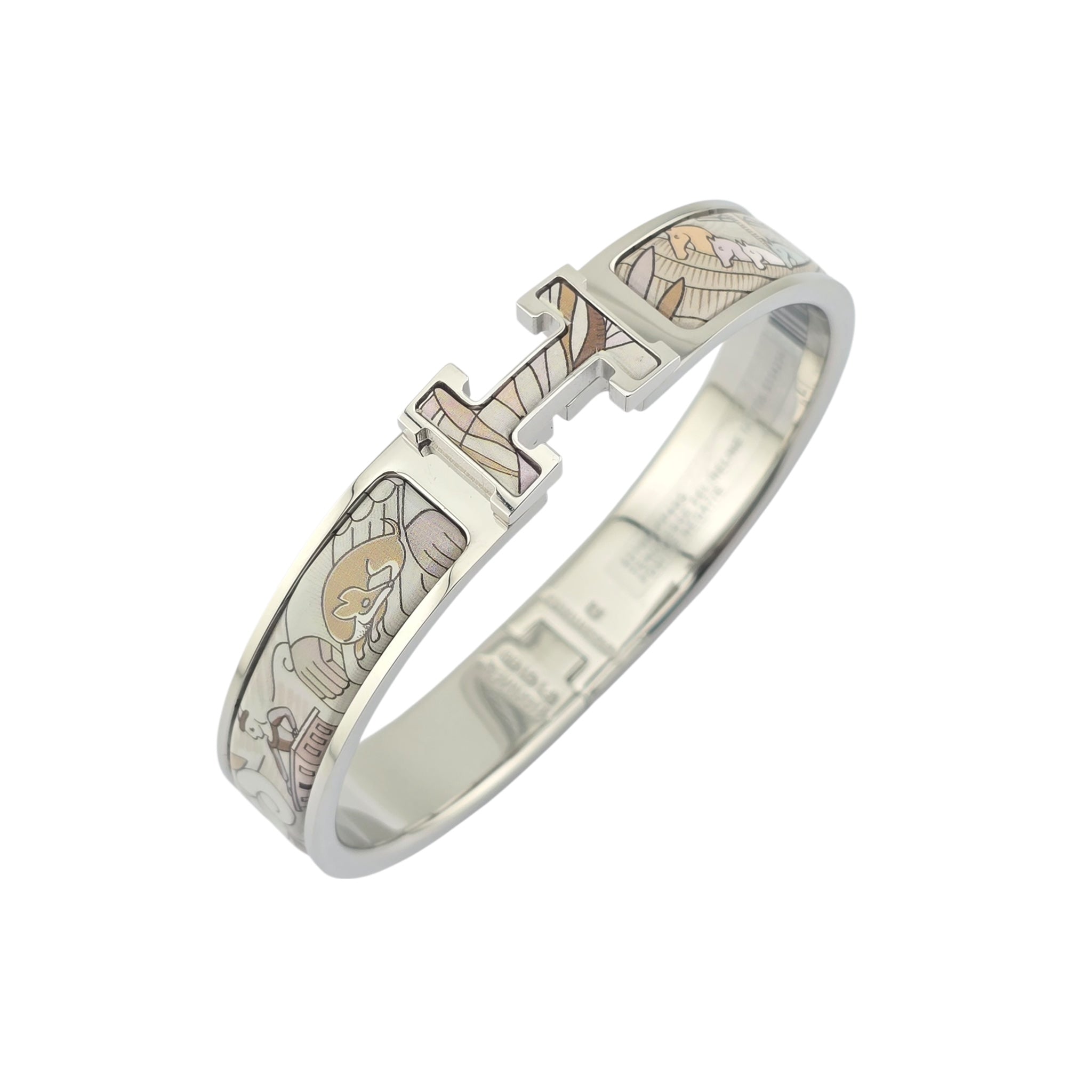 Hermes Clic H Bracelet Palladium GM