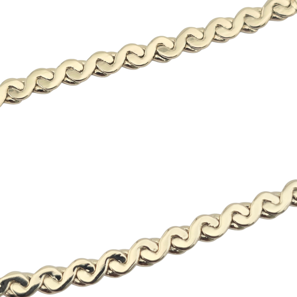 Chanel CC Gold Black Enamel Bracelet 2025