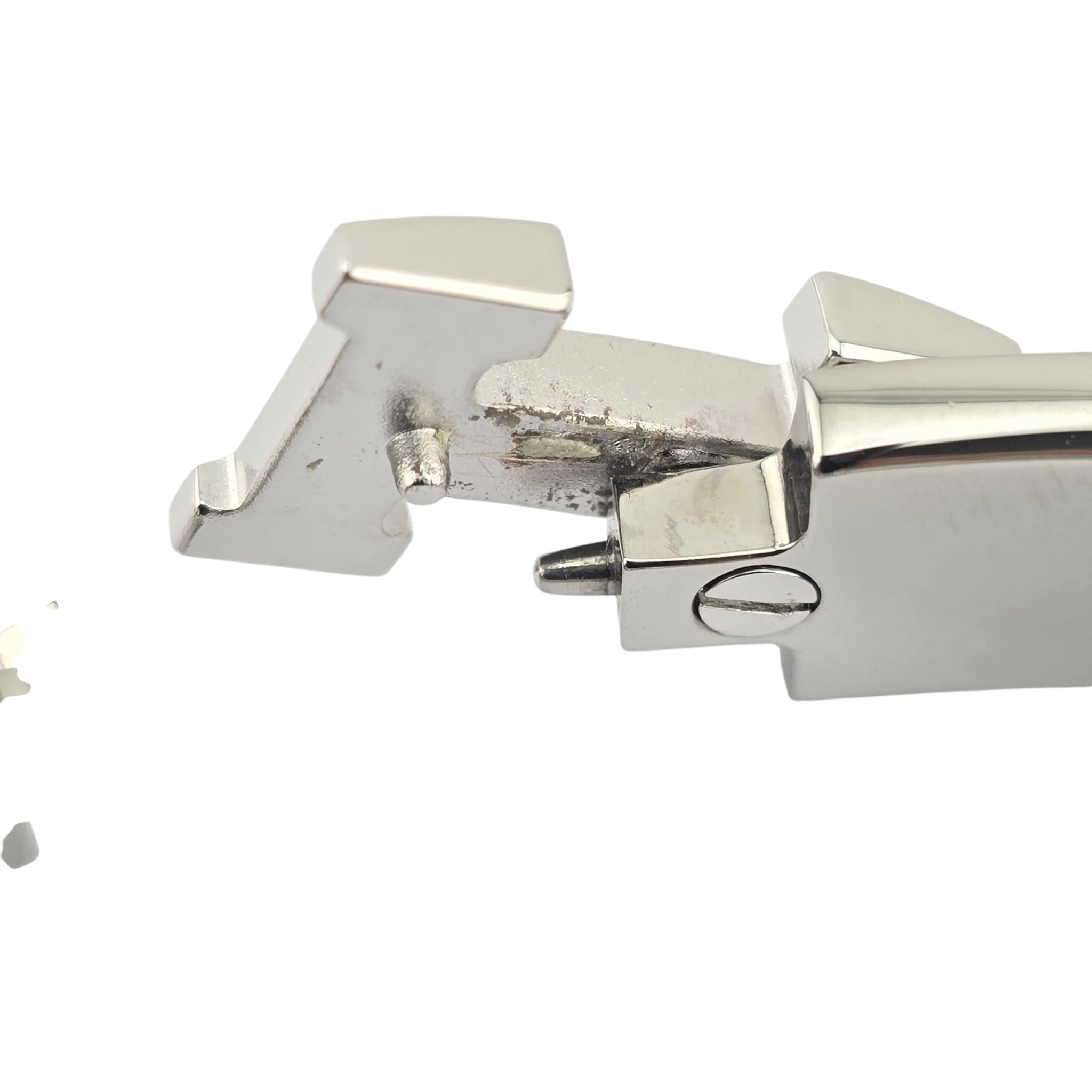 Hermes Clic H Bracelet Red Palladium GM